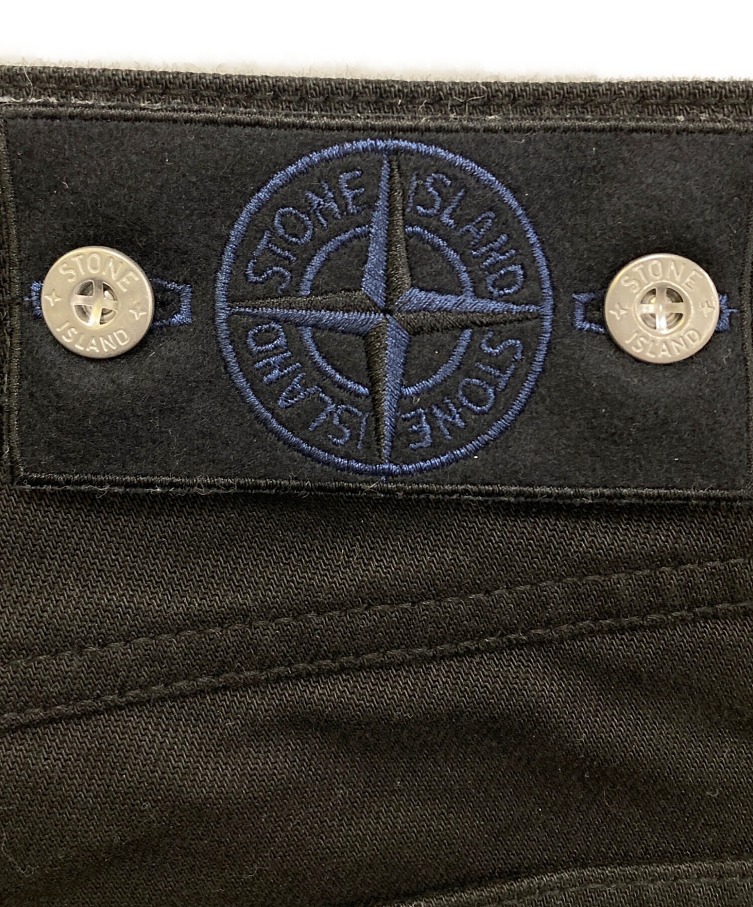 中古・古着通販】STONE ISLAND (ストーンアイランド) Black jeans with