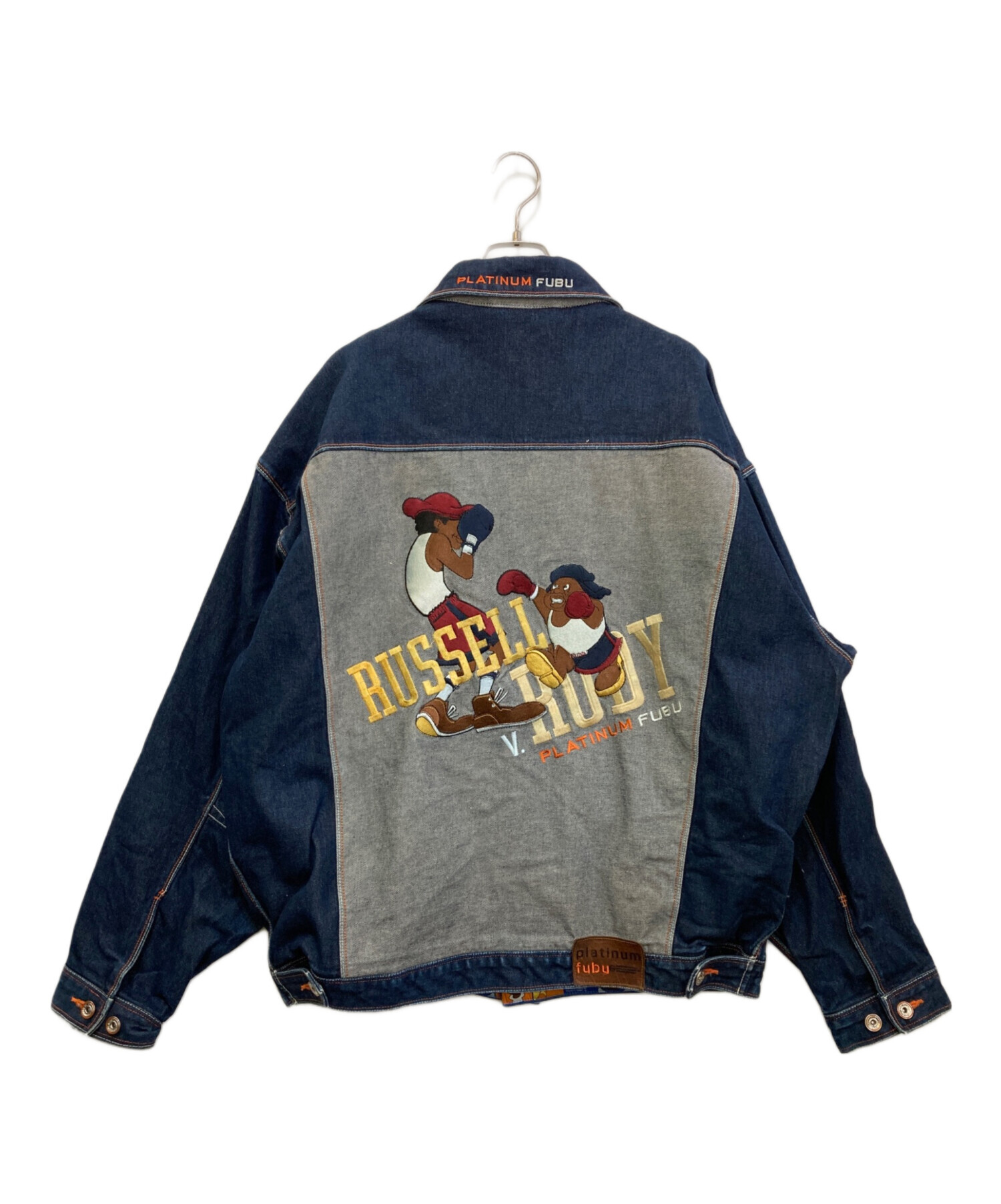 中古・古着通販】PLATINUM FUBU (プラチナムフブ) デニムジャケット