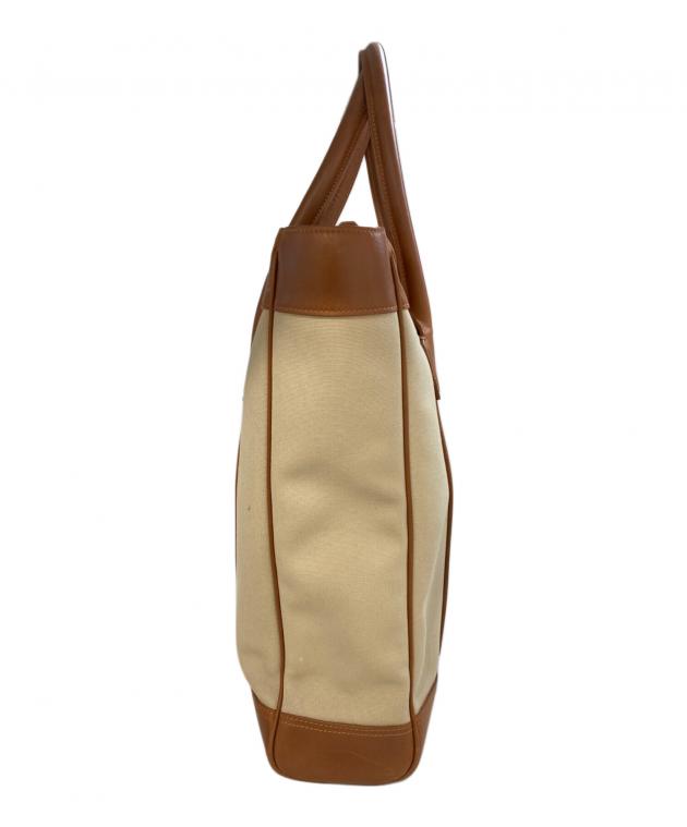 中古・古着通販】dunhill (ダンヒル) レザーコンビ キャンバストート