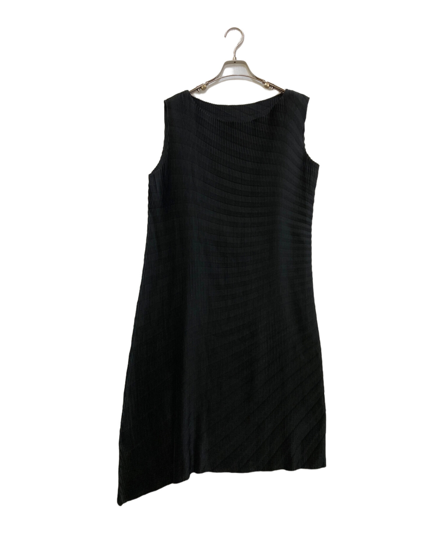 中古・古着通販】ISSEY MIYAKE (イッセイミヤケ) プリーツノースリーブ