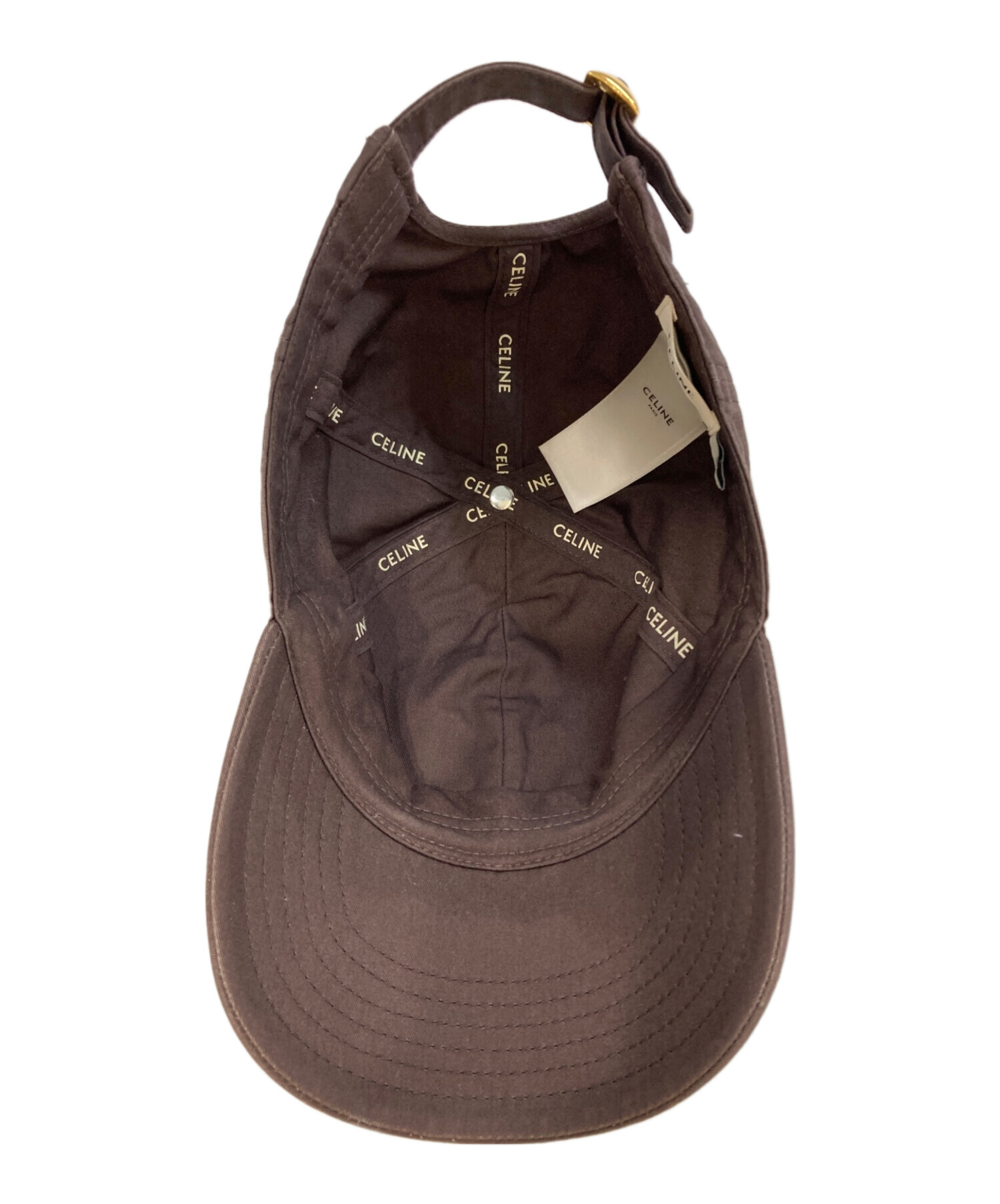 中古・古着通販】CELINE (セリーヌ) トリオンフ ベースボールキャップ