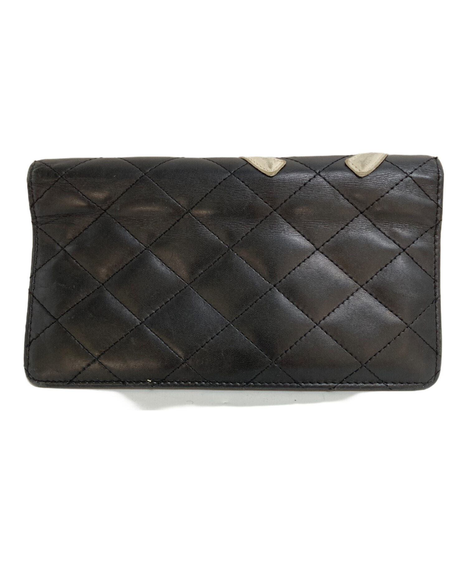 中古・古着通販】CHANEL (シャネル) カンボンライン ココマーク長財布