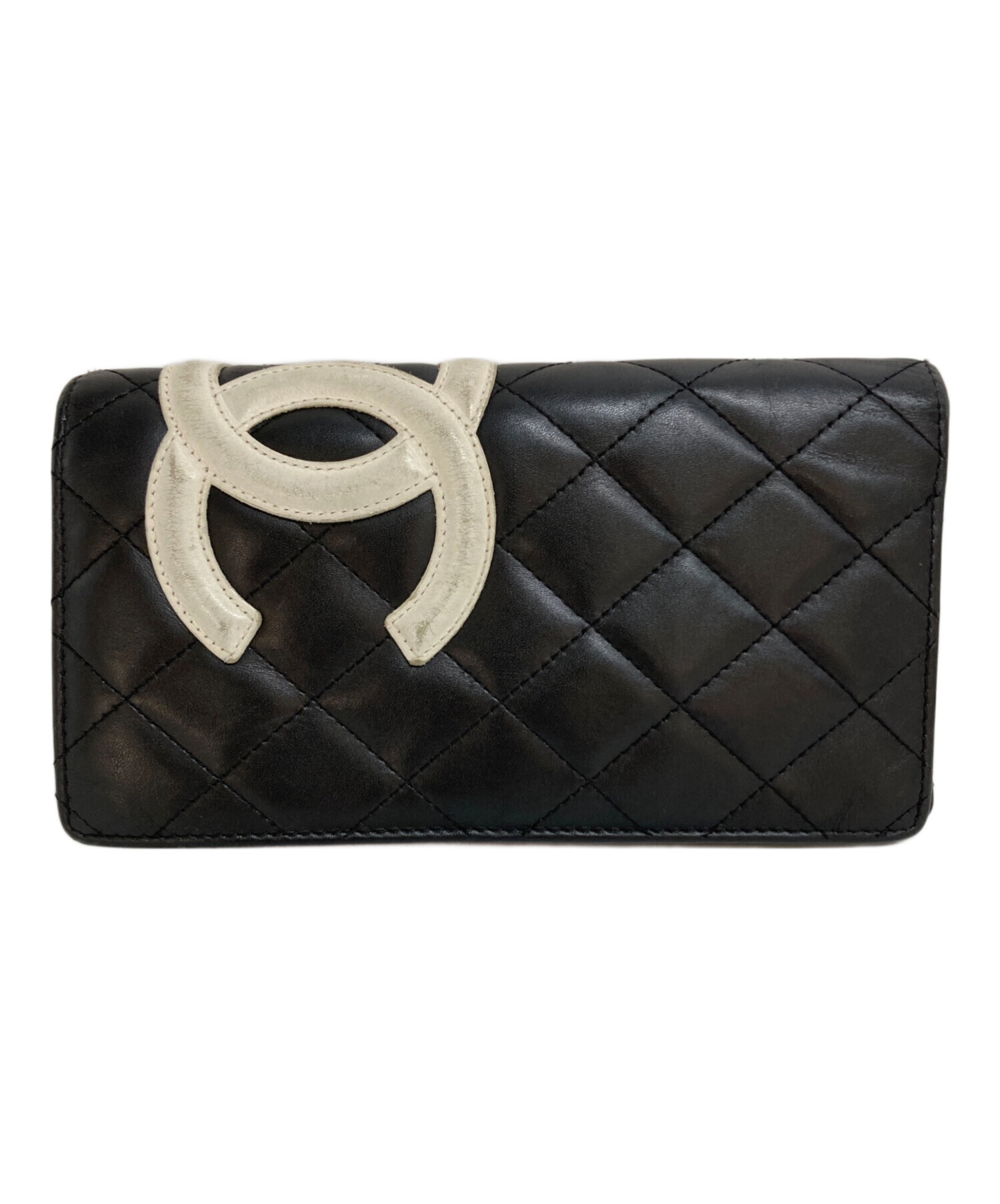 中古・古着通販】CHANEL (シャネル) カンボンライン ココマーク長財布