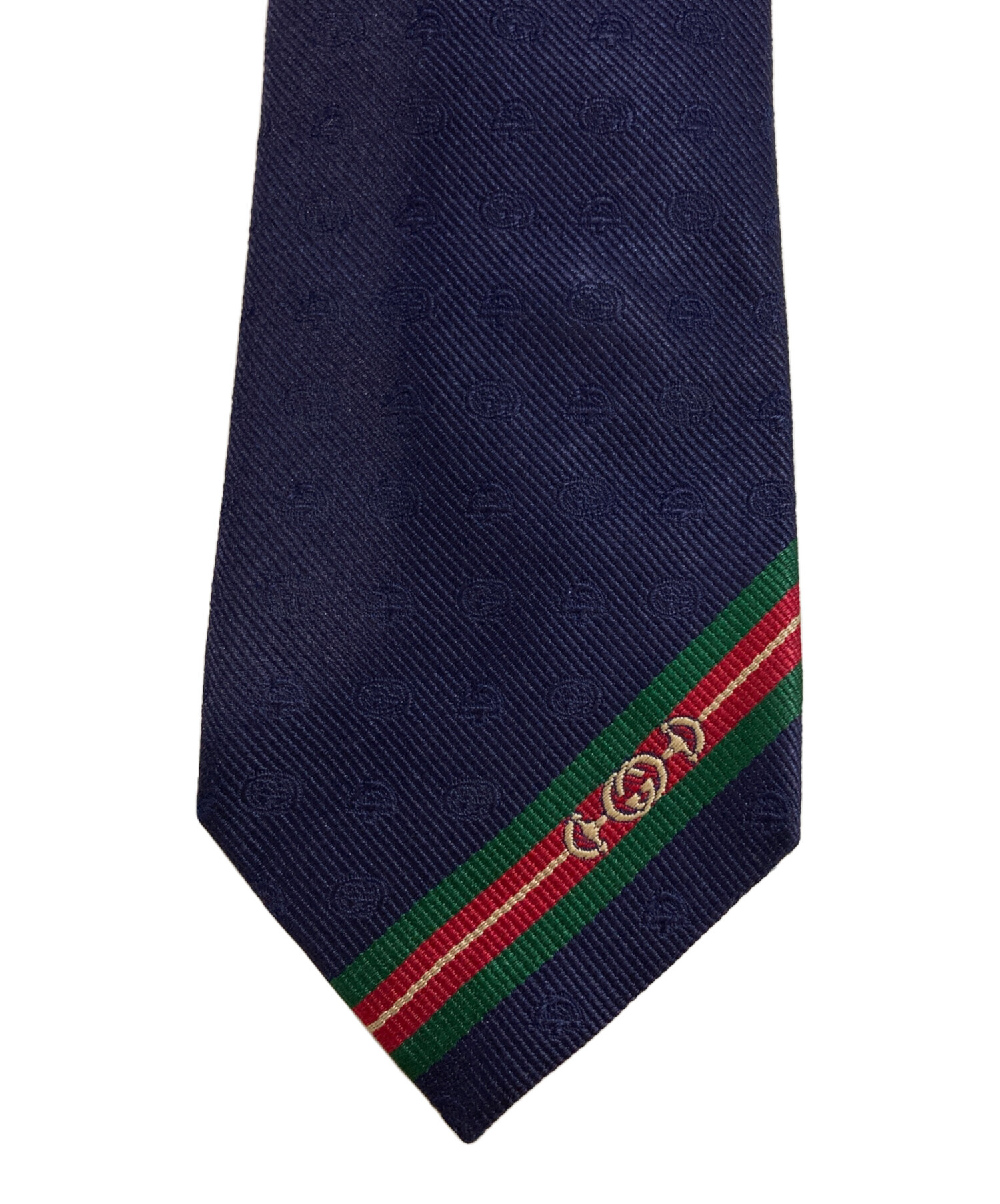 中古・古着通販】GUCCI (グッチ) シルク ホースビット ダブルG