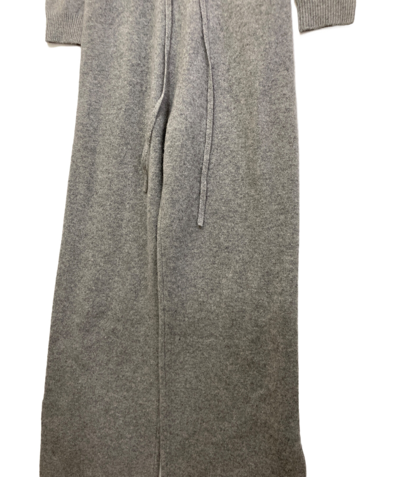 中古・古着通販】ROSARYMOON (ロザリームーン) V-neck Knit All-in-one