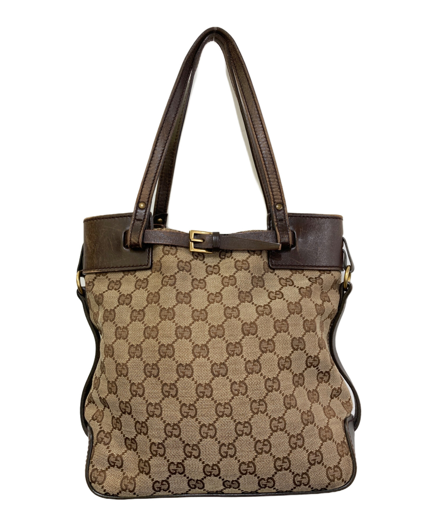 中古・古着通販】GUCCI (グッチ) GGキャンバストートバッグ 107757