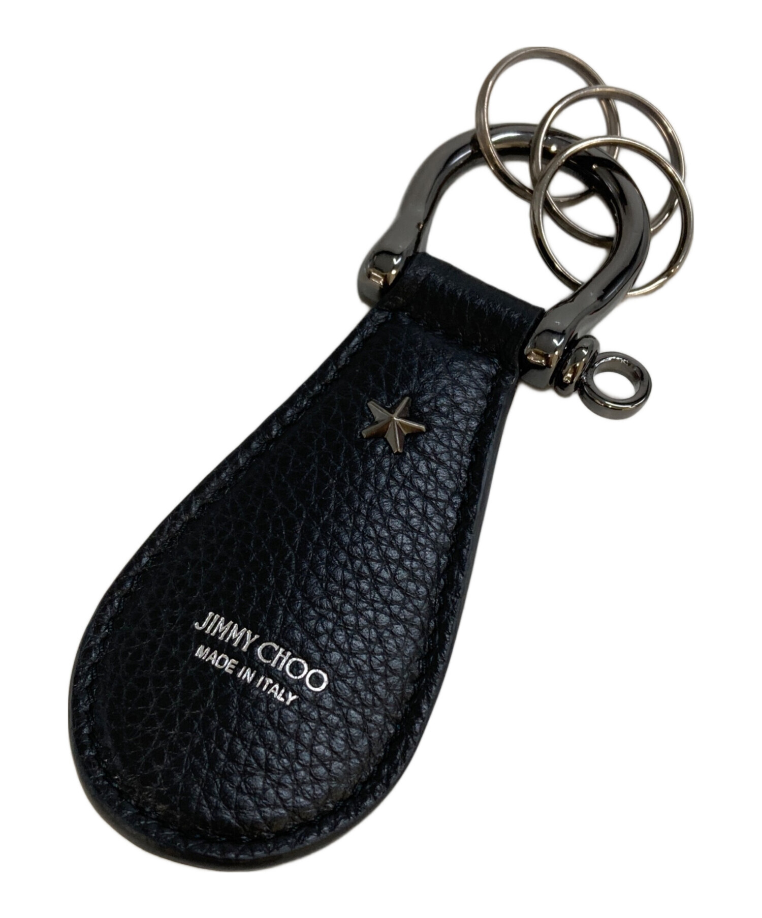中古・古着通販】JIMMY CHOO (ジミーチュウ) キーリング ブラック