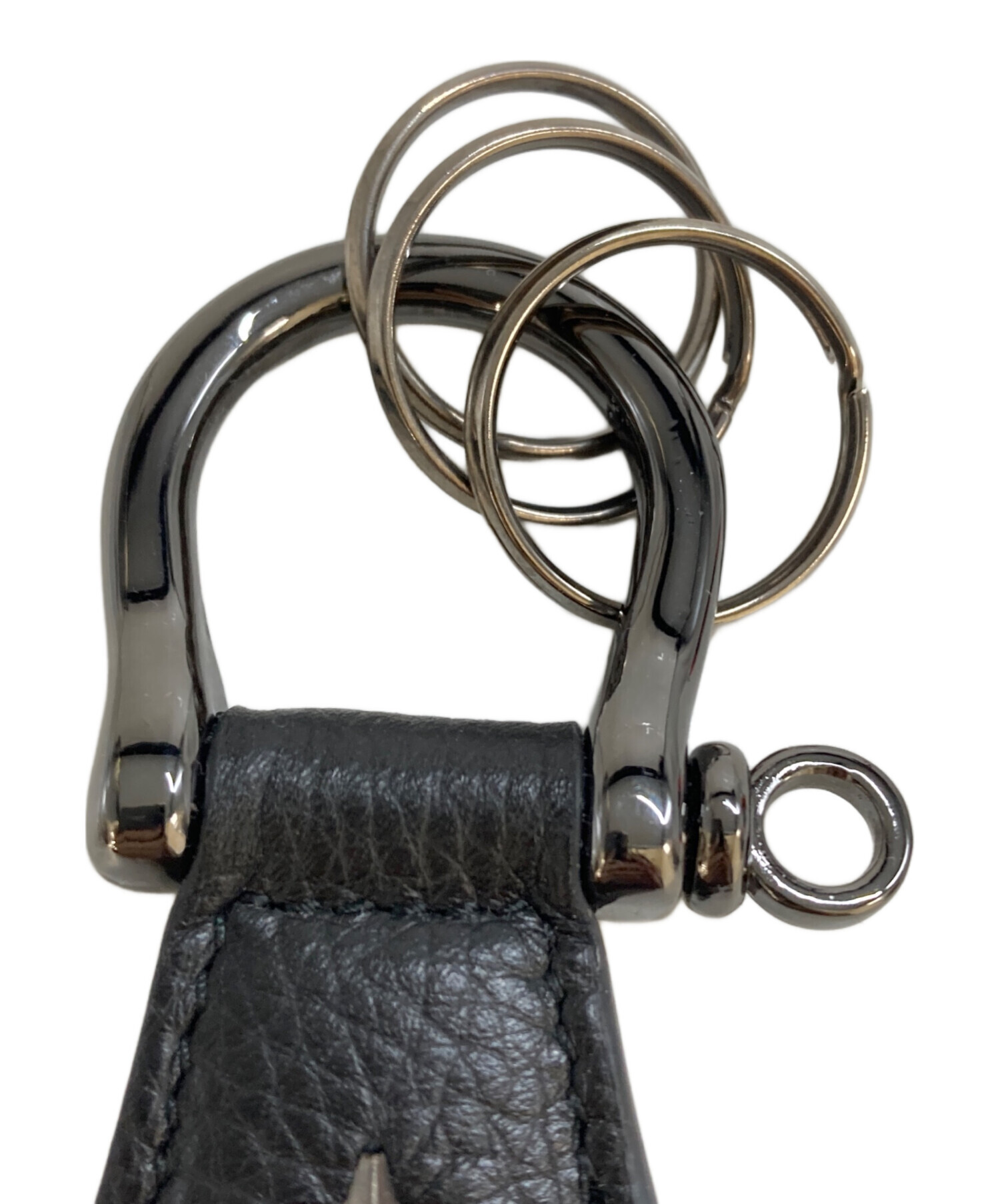 中古・古着通販】JIMMY CHOO (ジミーチュウ) キーリング ブラック