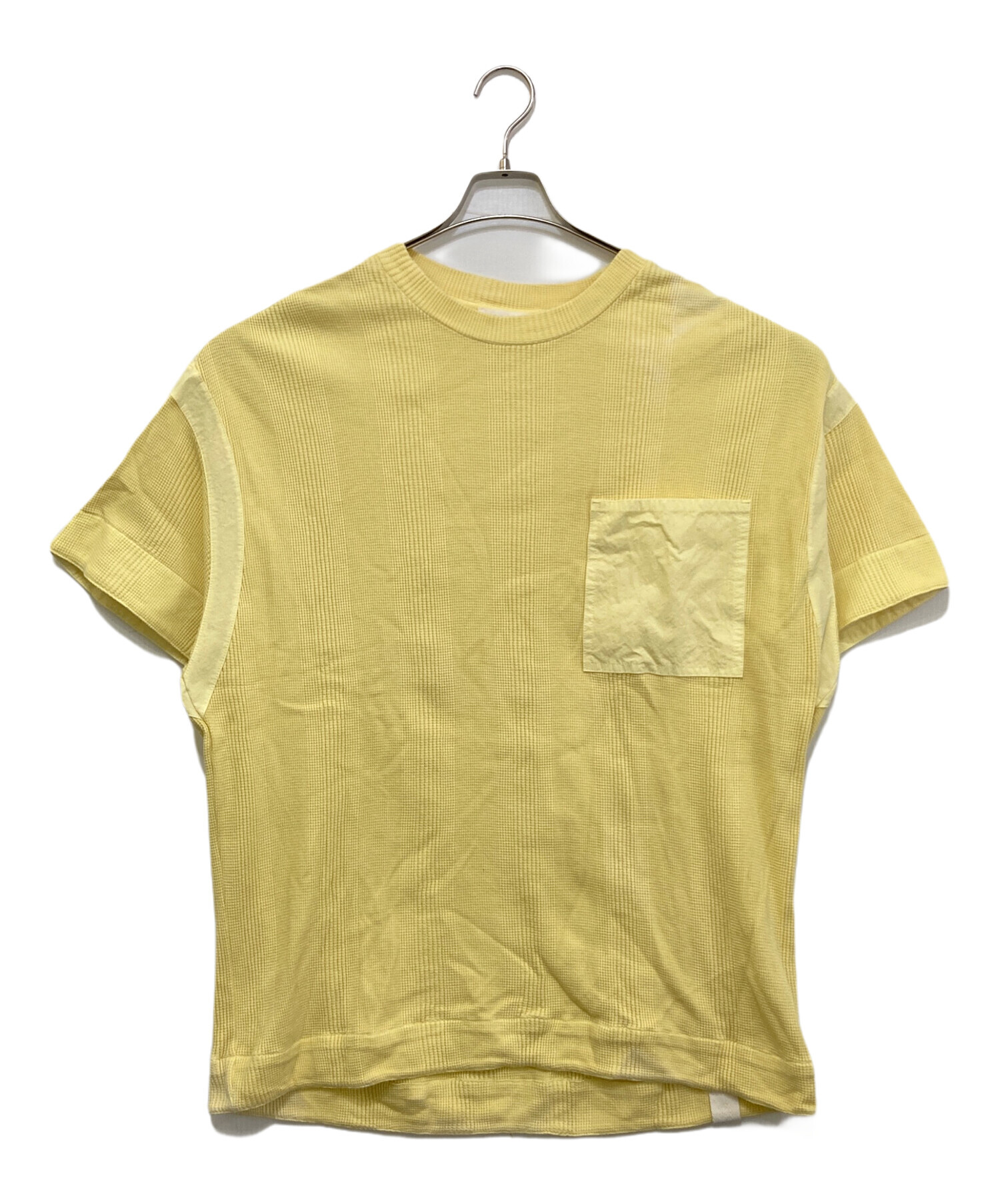 JIL SANDER + ジルサンダープラス Tシャツ・カットソー S 黄 【古着】【中古】【送料無料】 中古・古着通販】JIL SANDER+ (ジルサンダープラス) Military Thermal