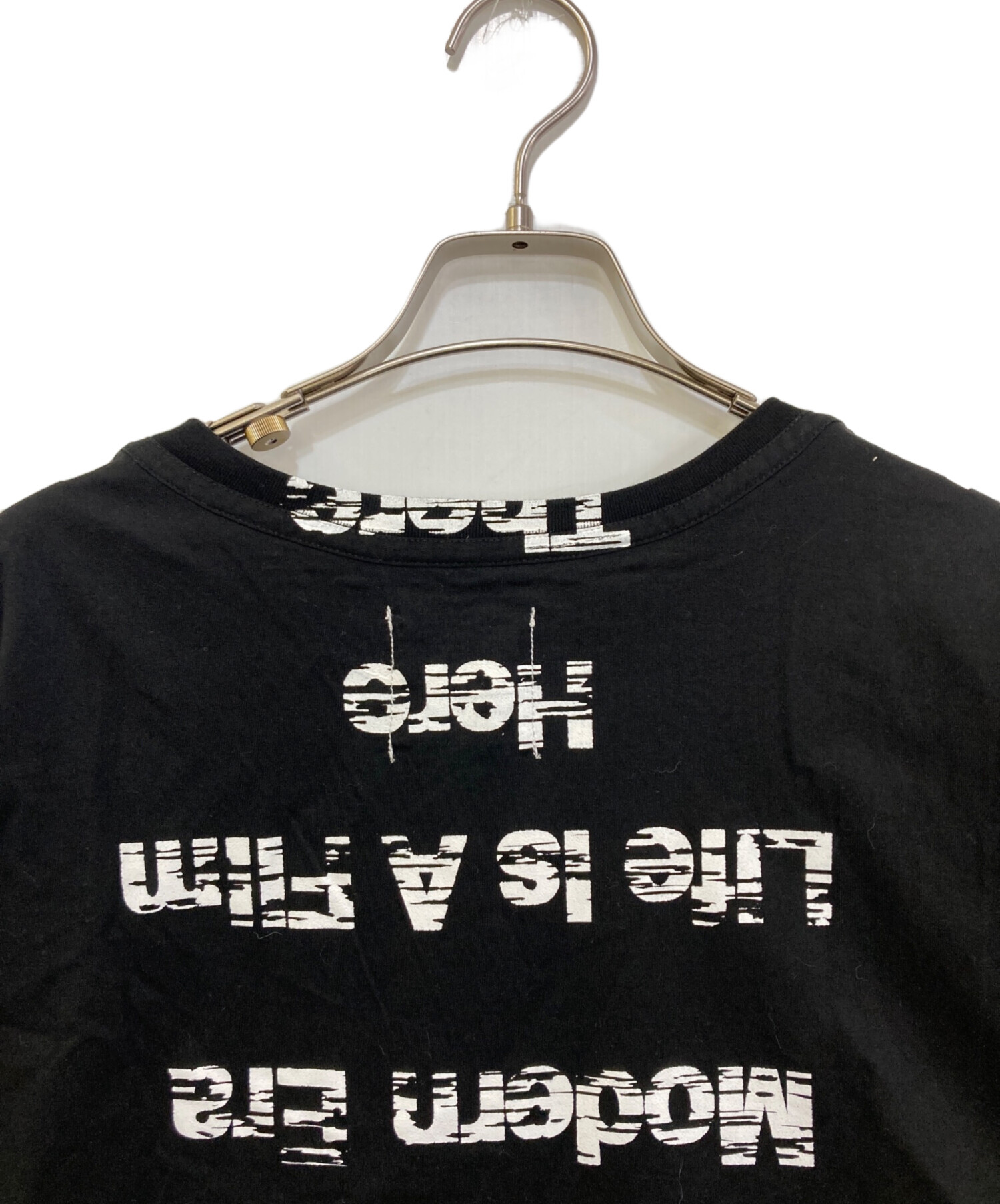 H アッシュ Tシャツ・カットソー F 黒 【古着】【中古】 中古・古着通販】HIROSHI FUJIWARA (ヒロシ フジワラ) NEWJEANS