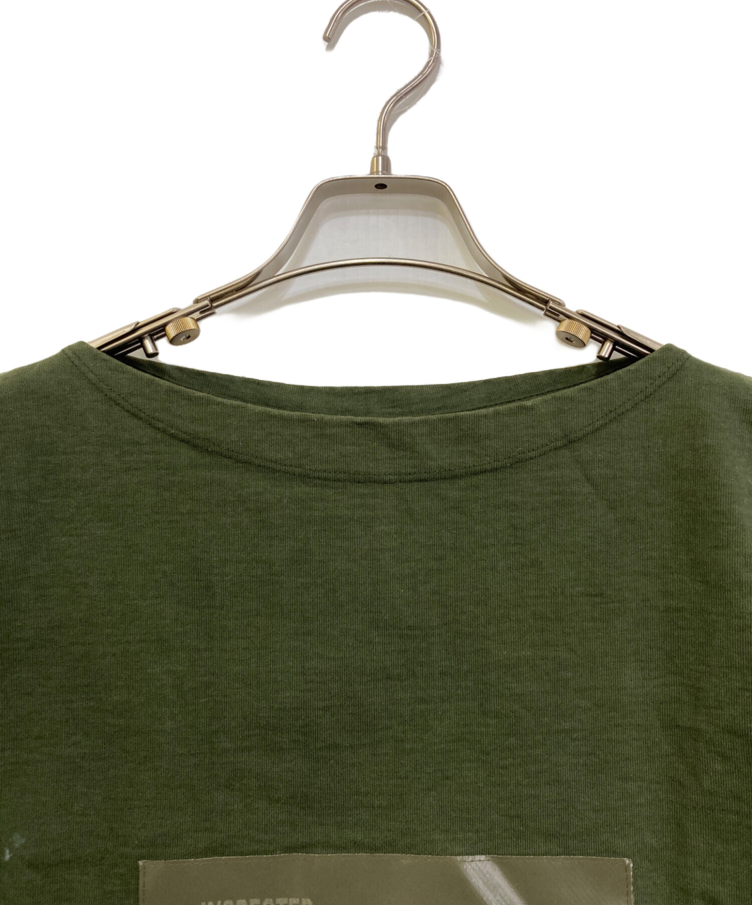 JIL SANDER ジルサンダー Tシャツ・カットソー M カーキ 【古着】【中古】【送料無料】 中古・古着通販】JIL SANDER (ジルサンダー) INSPECTED 20-06-2015 T