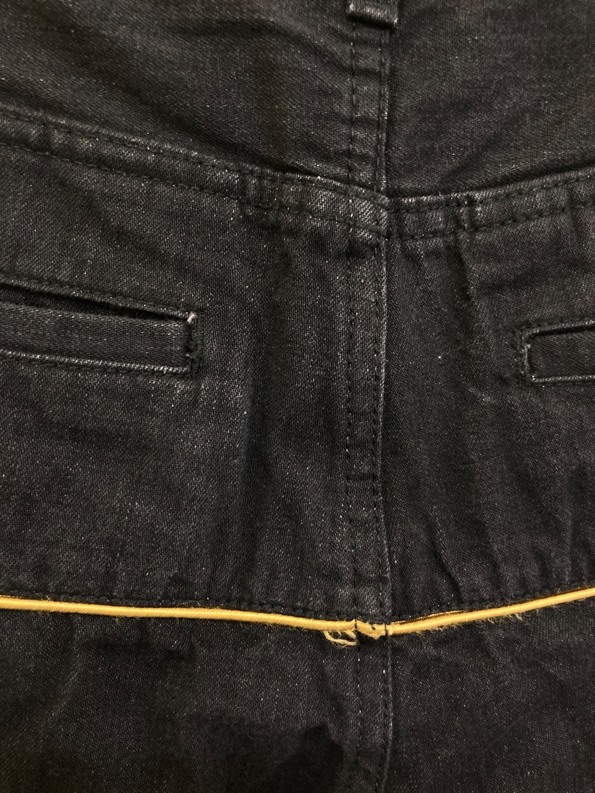 JOHN LAWRENCE SULLIVAN ストレートデニムパンツ Washed Denim Zipped Pants | Black