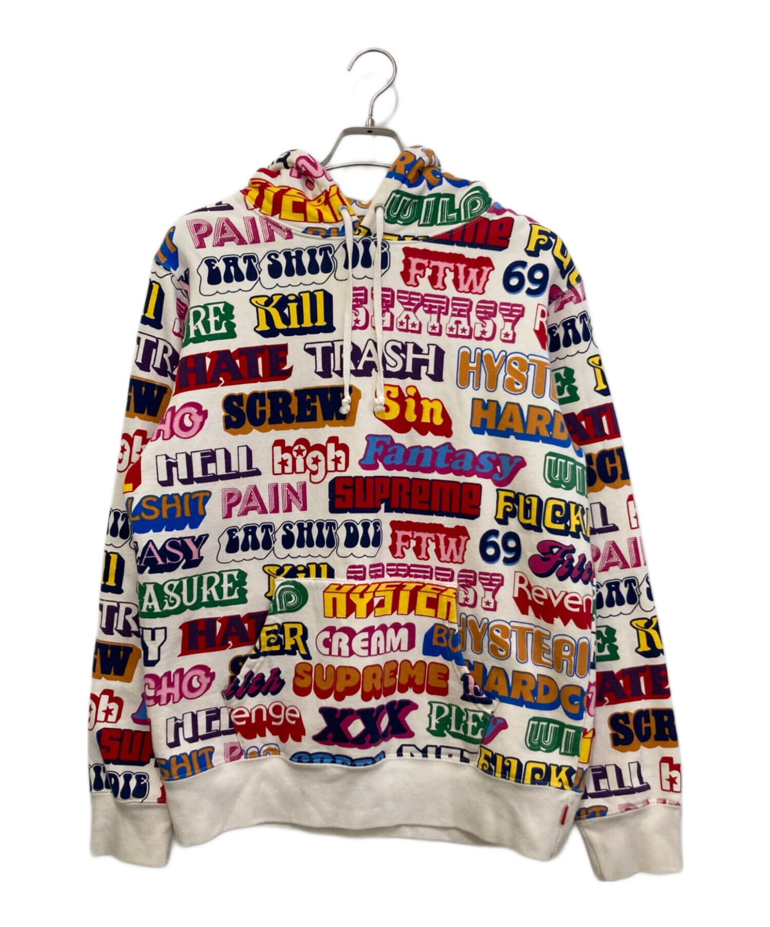 【超絶希少の未使用品】シュプ×ヒス Text Hooded Sweatshirt 中古・古着通販】Hysteric Glamour (ヒステリックグラマー) Supreme