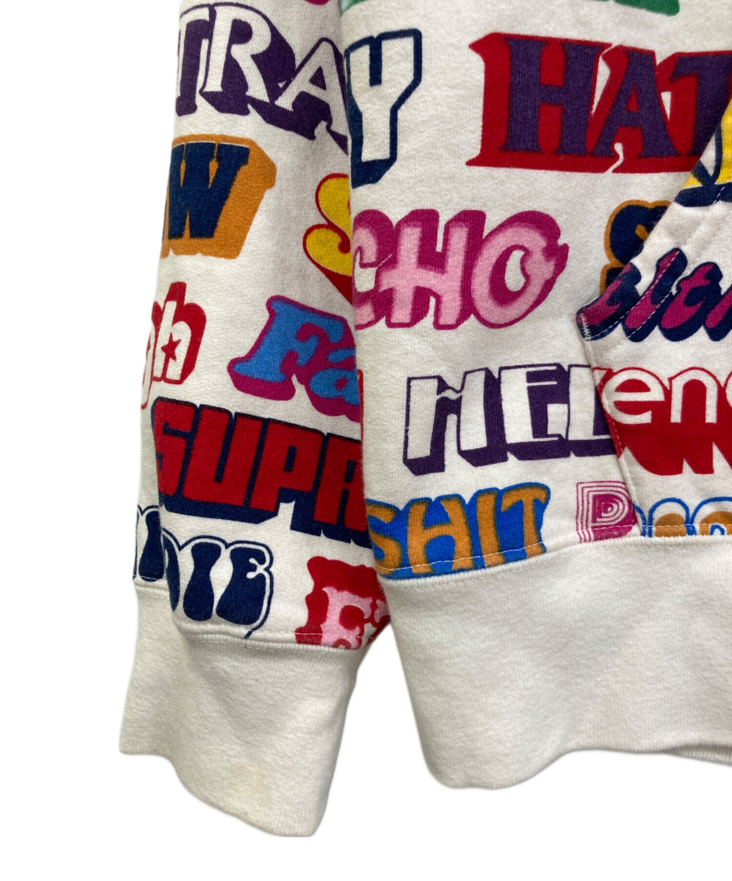 【超絶希少の未使用品】シュプ×ヒス Text Hooded Sweatshirt 中古・古着通販】Supreme (シュプリーム) Hysteric Glamour