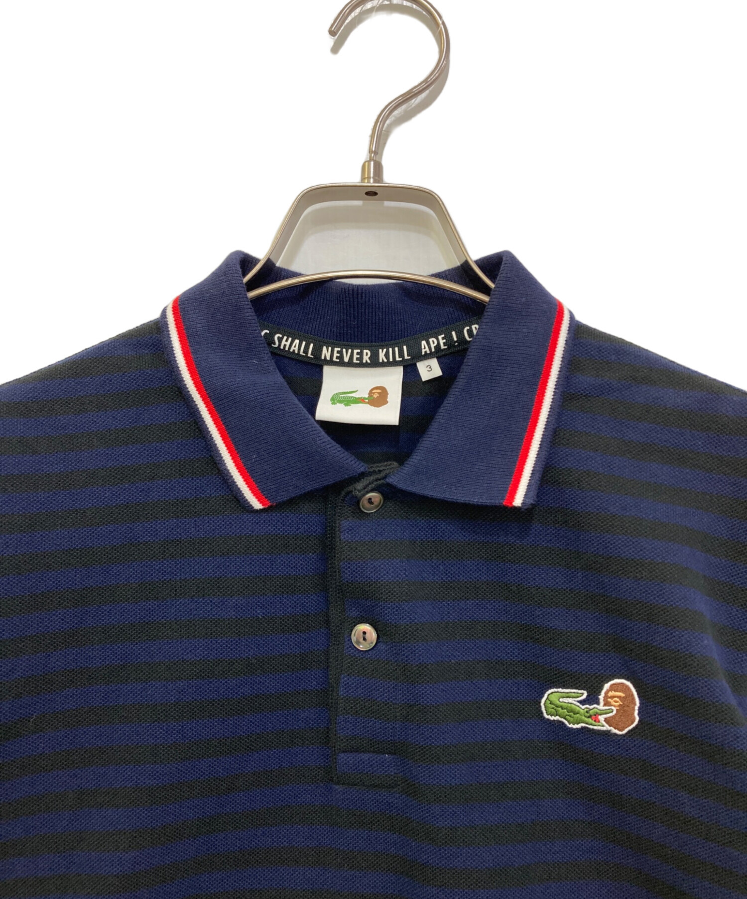 中古・古着通販】LACOSTE (ラコステ) A BATHING APE (アベイシング