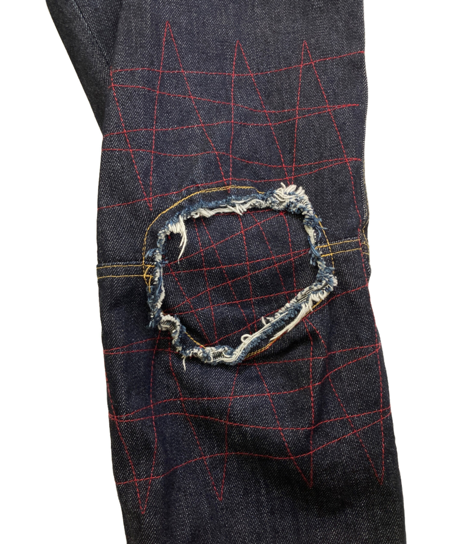 中古・古着通販NEMETH (ネメス) 立体裁断デニムパンツ インディゴ