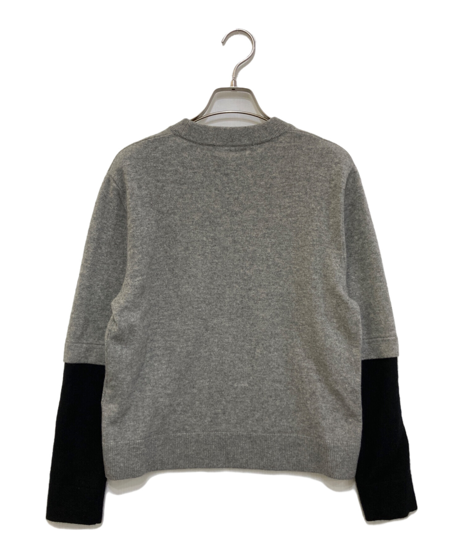 バレンシアガ ロゴニット セーター 38 グレー レディース BALENCIAGA 中古・古着通販】BALENCIAGA (バレンシアガ) BBロゴニットセーター