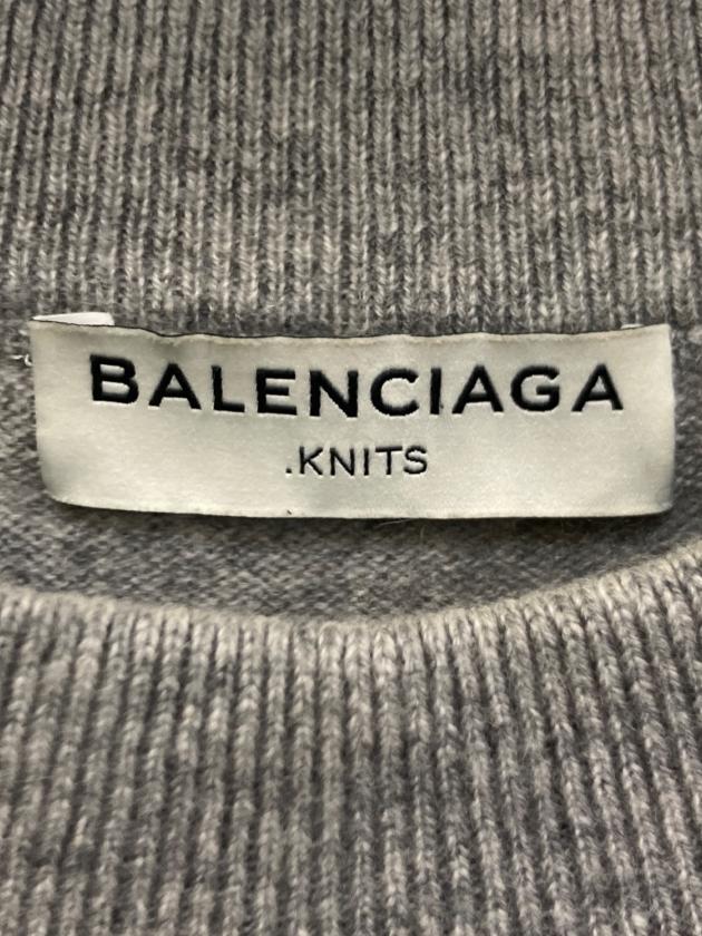 BALENCIAGA ロゴニット グレー BALENCIAGA ロゴニットセーター XS BALENCIAGA ロゴニット BALENCIAGA