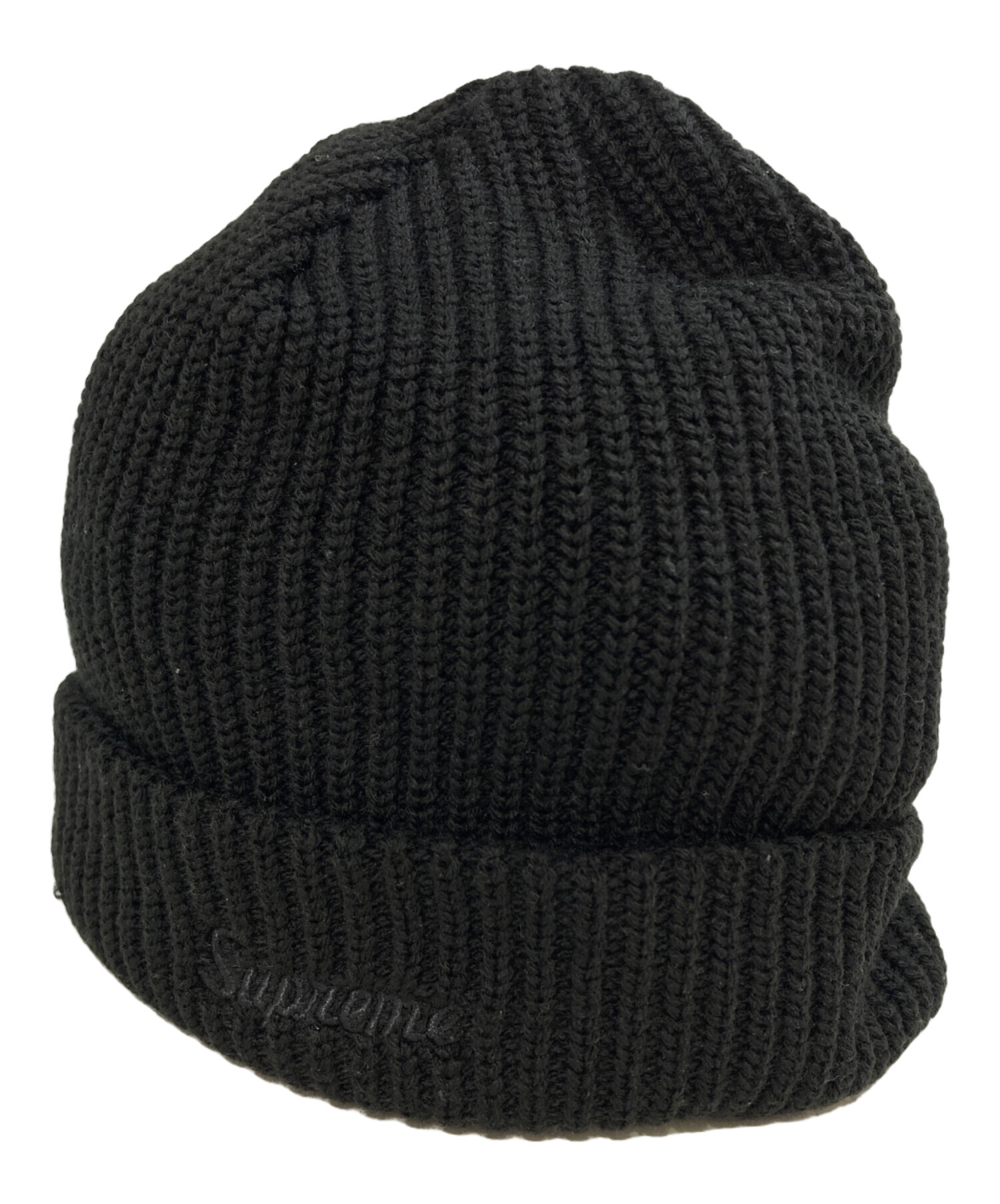 新 SUPREME シュプリーム Fine Gauge Beanie 黒 半タグ 新 SUPREME シュプリーム Fine Gauge Beanie 黒 半タグ - メルカリ