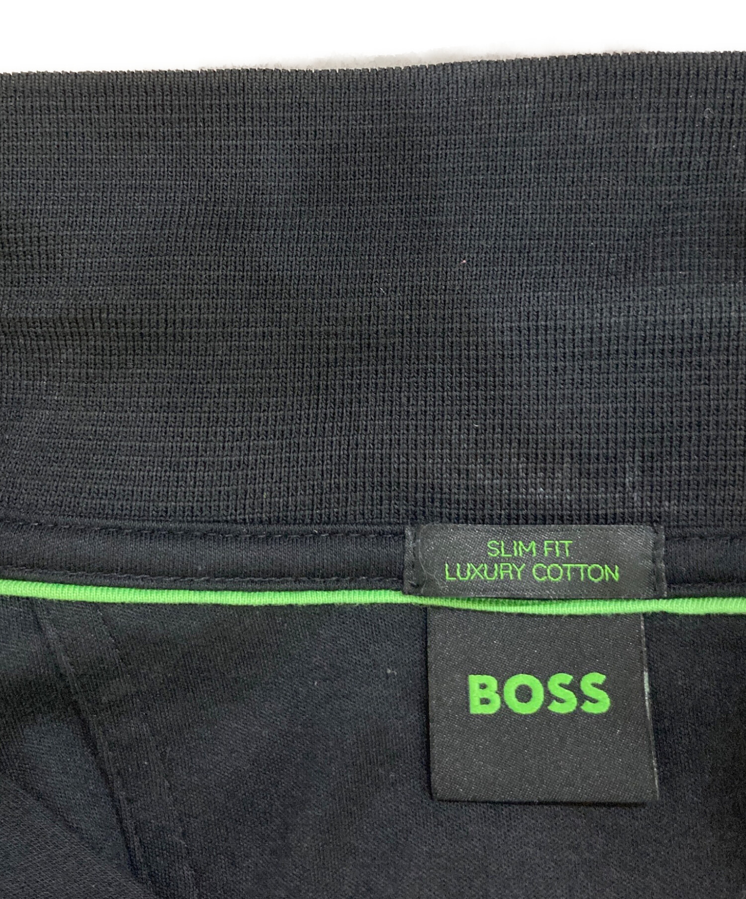 中古・古着通販】BOSS (ボス) ポロシャツ ブラック サイズ:M｜ブランド