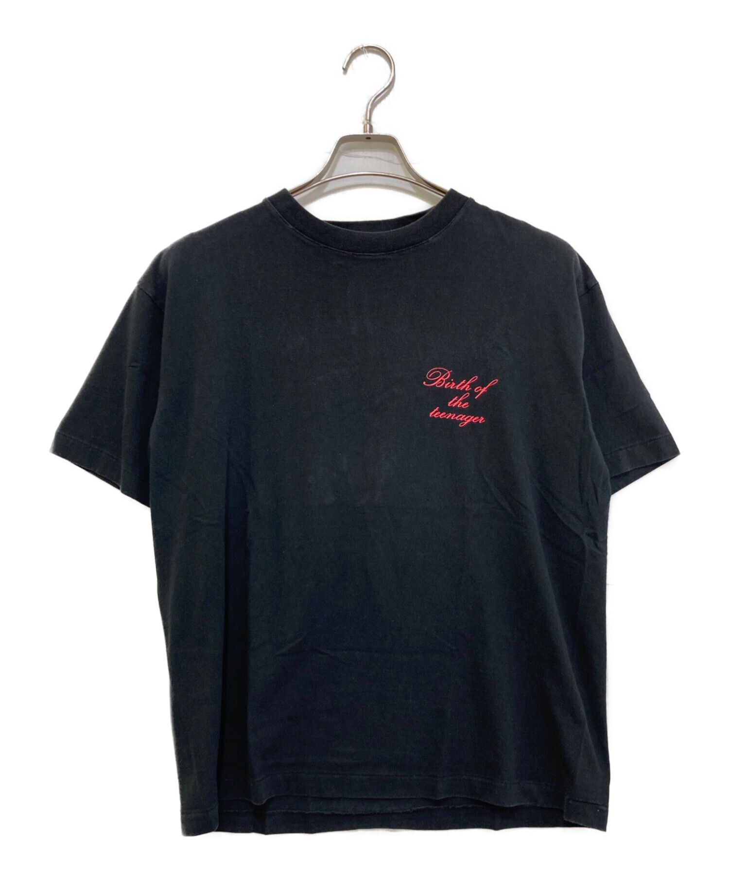 BOTT ブラック Tシャツ Mサイズ 中古・古着通販】BoTT (ボット) プリントTシャツ ブラック サイズ:M