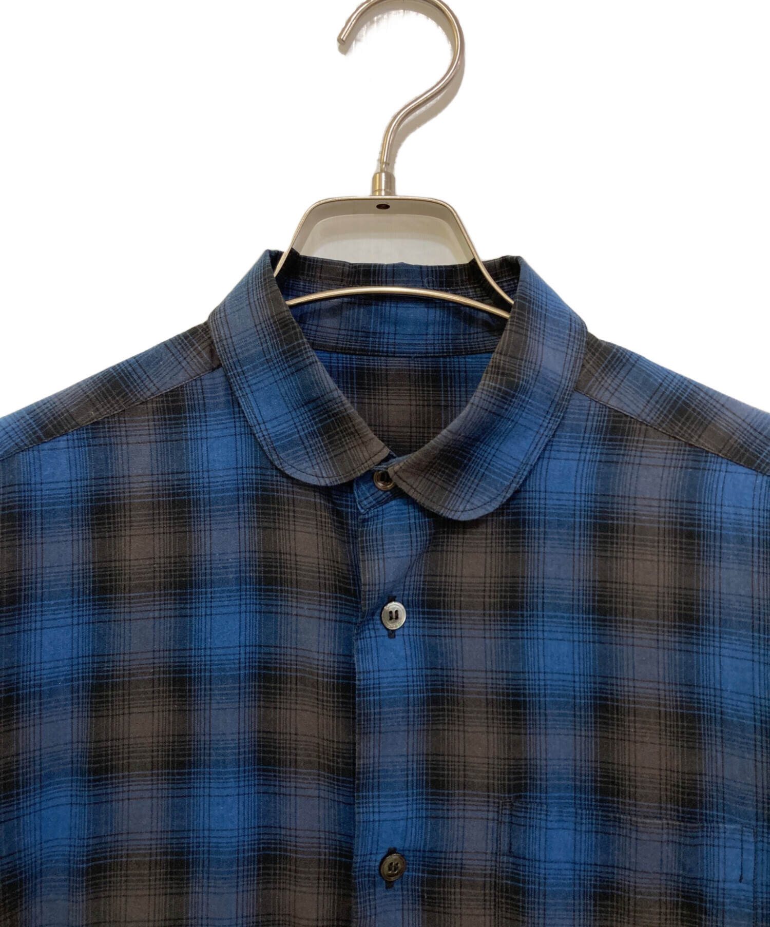 中古・古着通販】COMME des GARCONS (コムデギャルソン) 丸襟チェック 