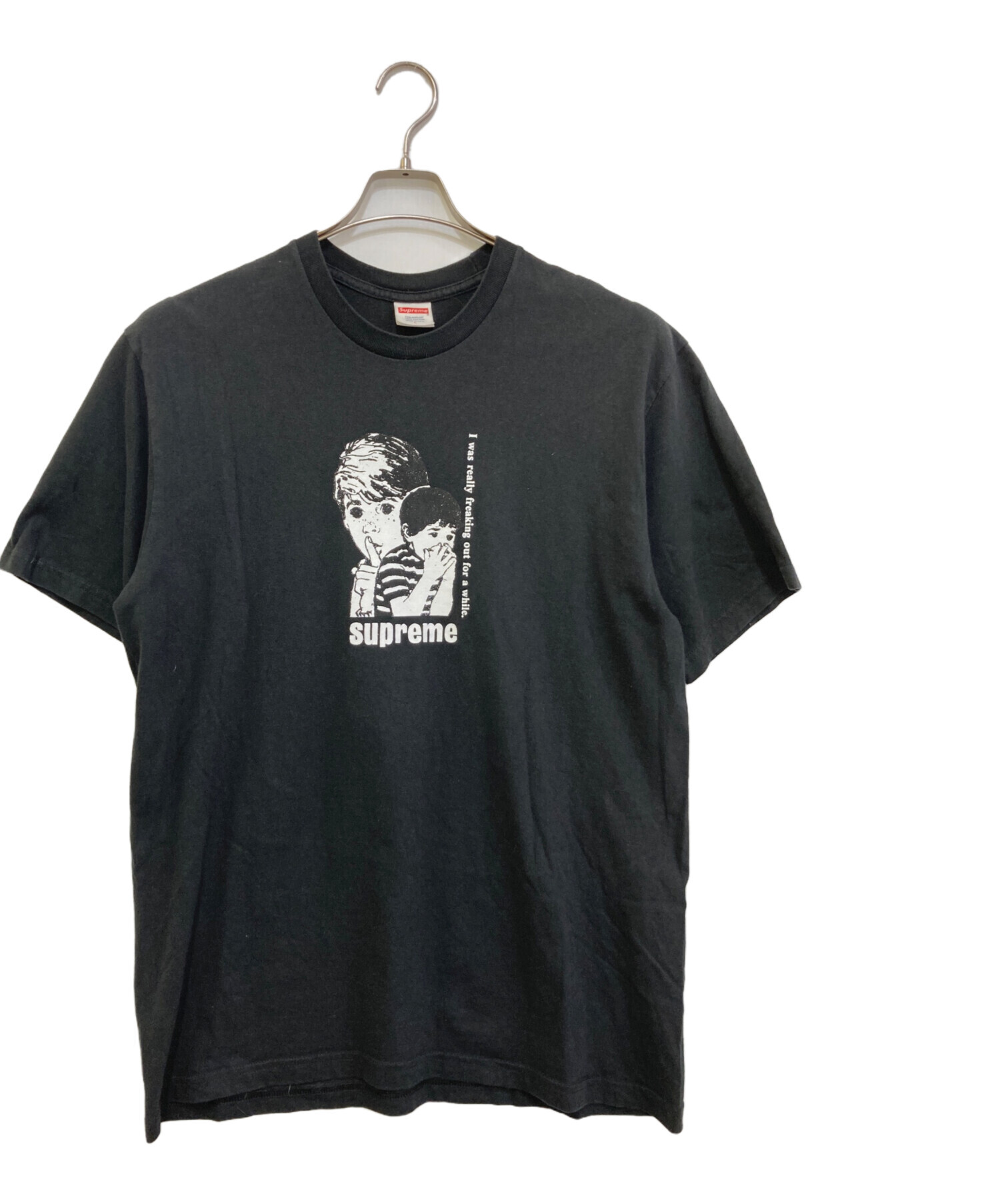 中古・古着通販】SUPREME (シュプリーム) Freeking out Tee ブラック 