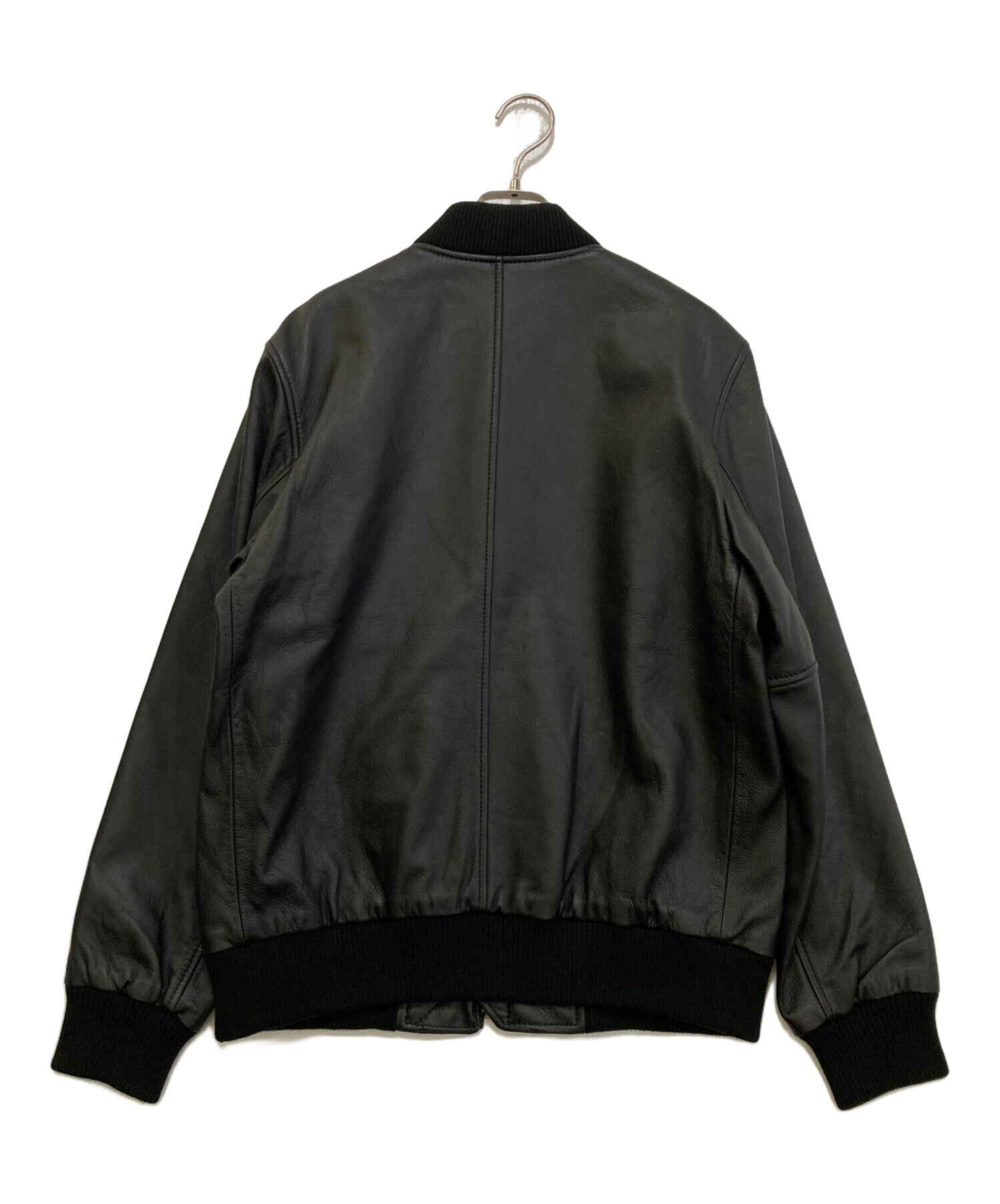 COACH ブラック レザージャケット M 中古・古着通販】COACH (コーチ) レザー ボンバージャケット 6518