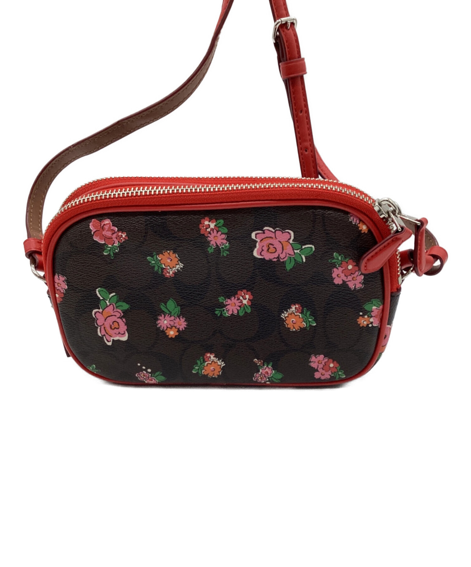 中古・古着通販】COACH (コーチ) ショルダーポーチ レッド|ブランド 中古・古着通販】COACH (コーチ) ショルダーポーチ レッド|ブランド