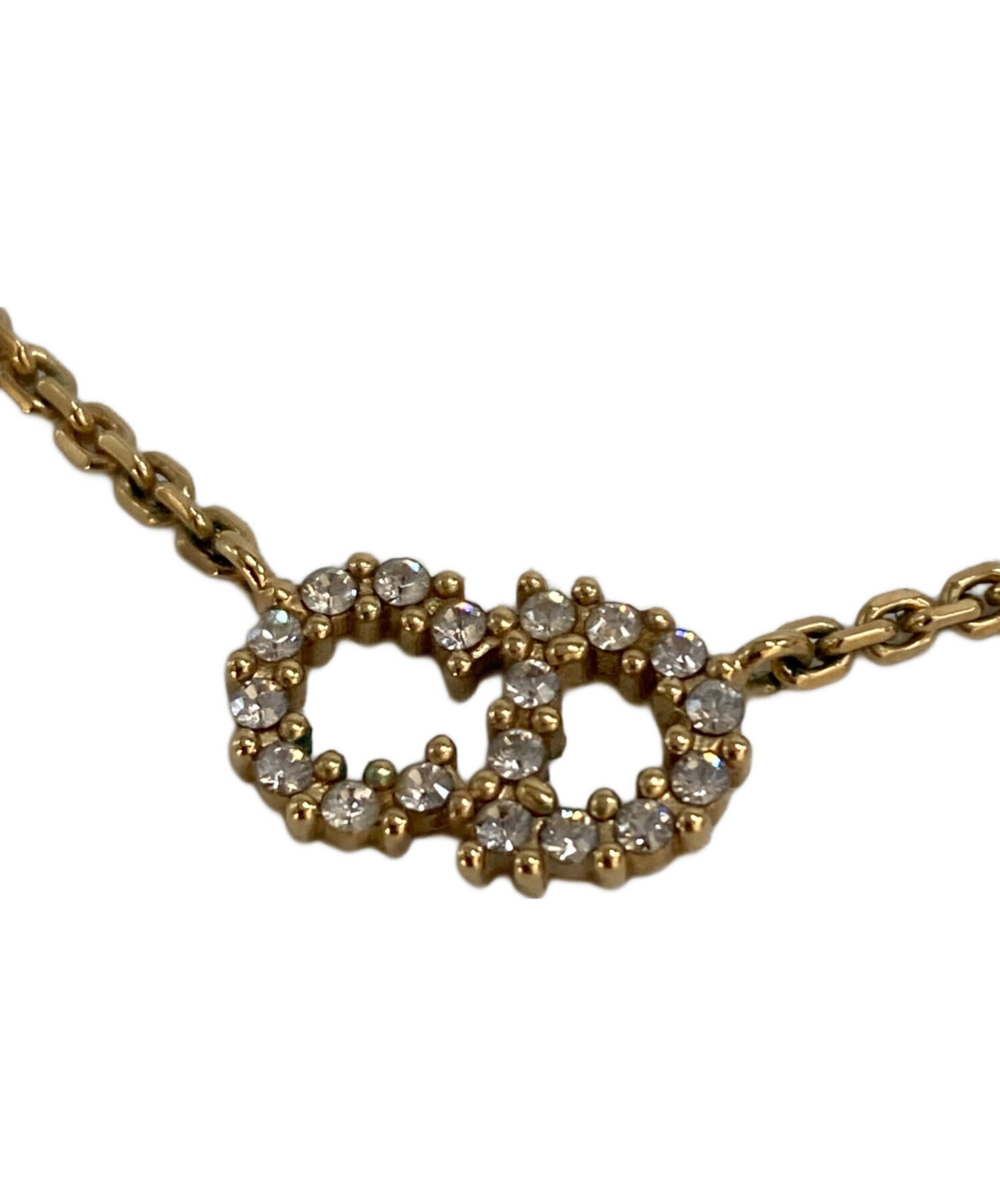 中古・古着通販】Dior (ディオール) Clair D Lune ネックレス ゴールド