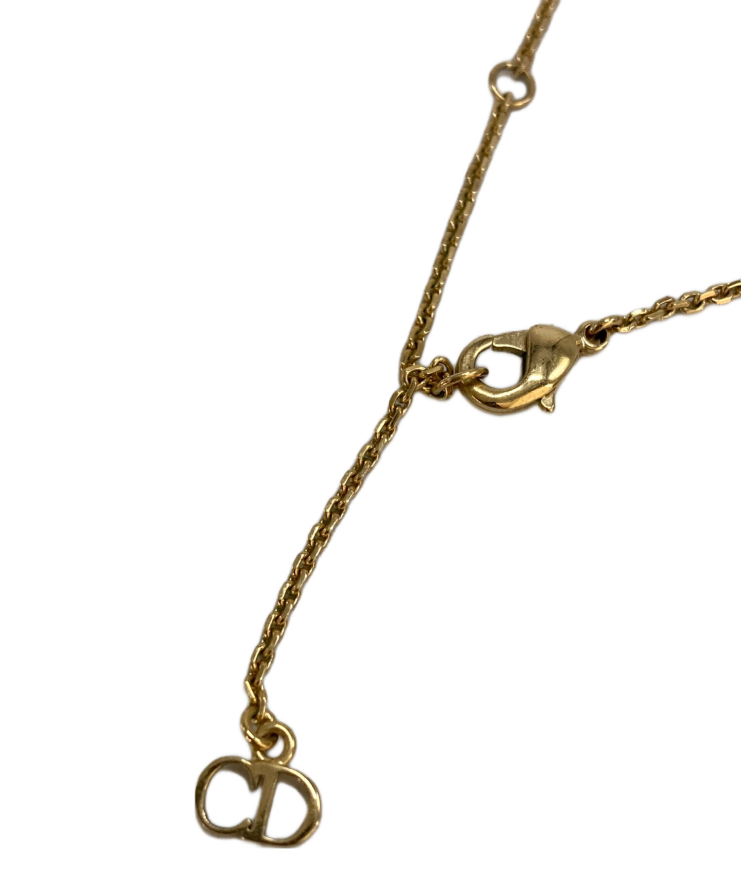 中古・古着通販】Dior (ディオール) Clair D Lune ネックレス ゴールド