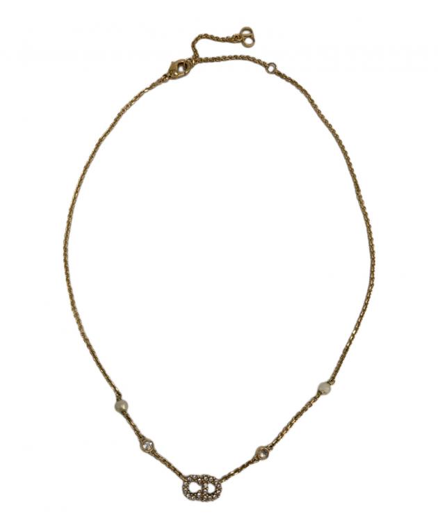 中古・古着通販】Dior (ディオール) Clair D Lune ネックレス ゴールド