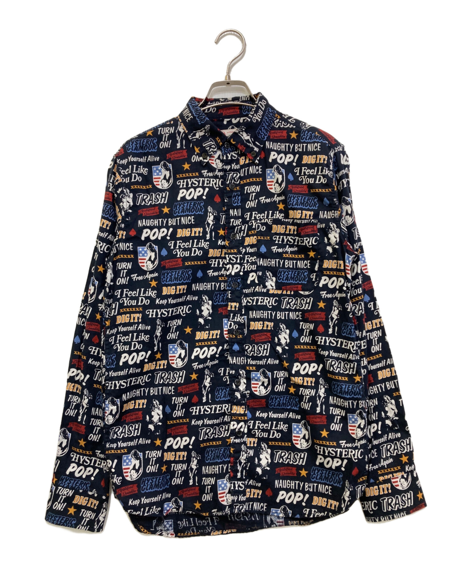 中古・古着通販】Hysteric Glamour (ヒステリックグラマー) 総柄シャツ 