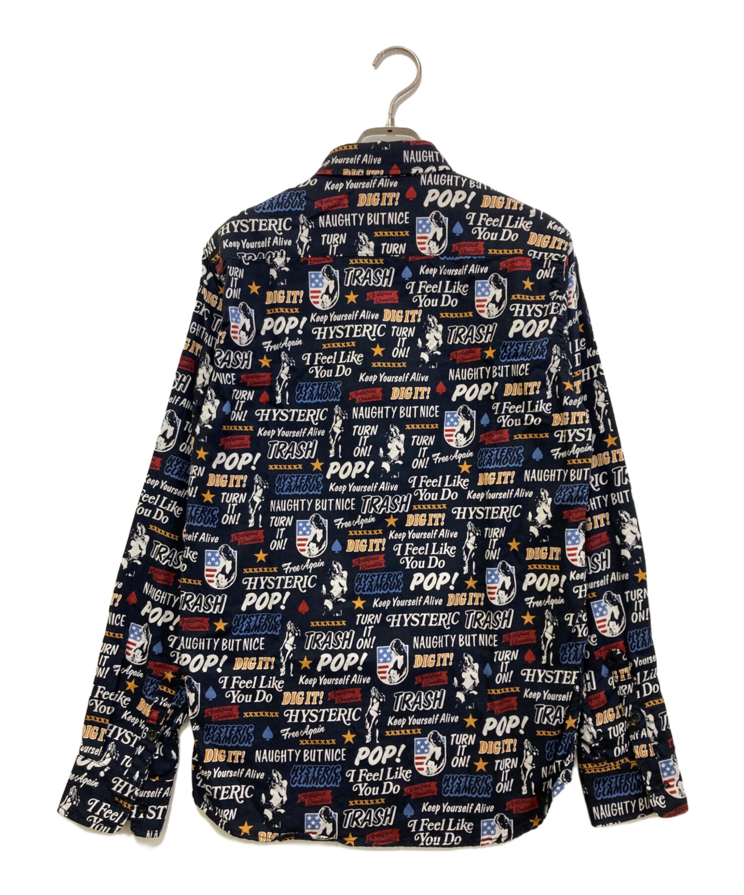 中古・古着通販】Hysteric Glamour (ヒステリックグラマー) 総柄シャツ 