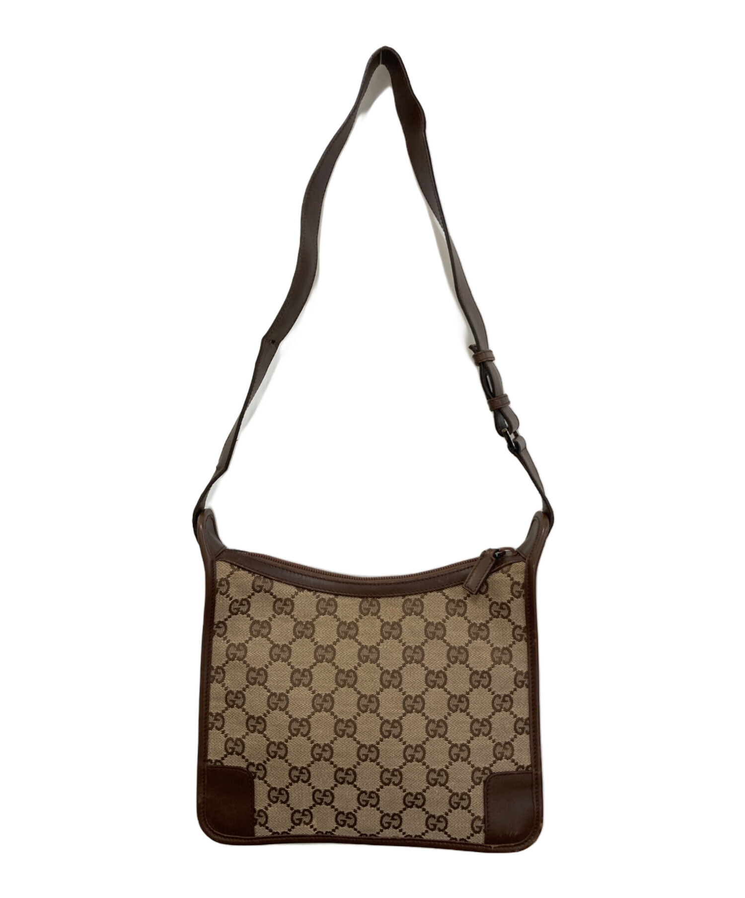中古・古着通販】GUCCI (グッチ) GGキャンバスワンショルダーバッグ 