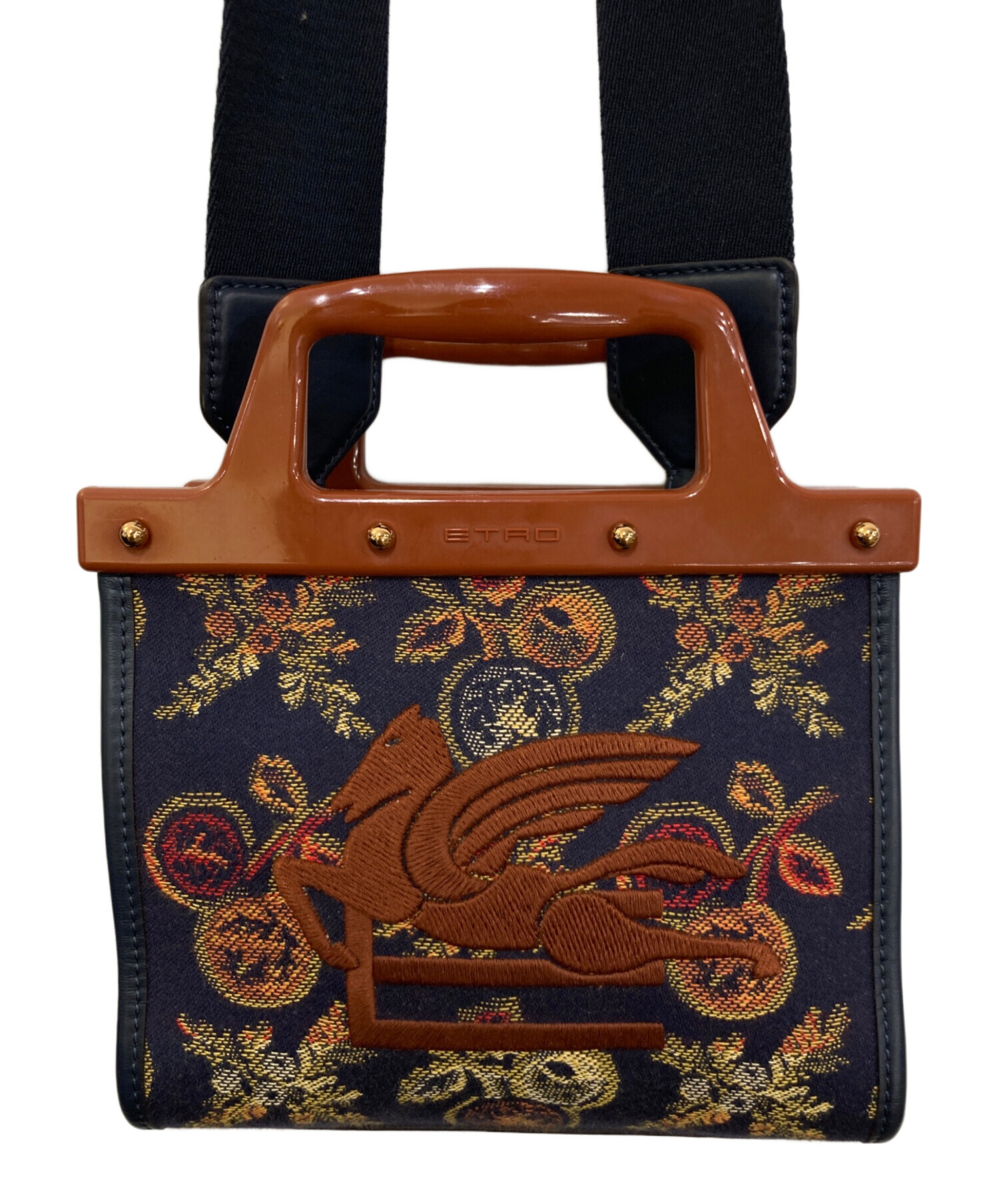 中古・古着通販】ETRO (エトロ) ラブトロッターミニトートバッグ 1P037