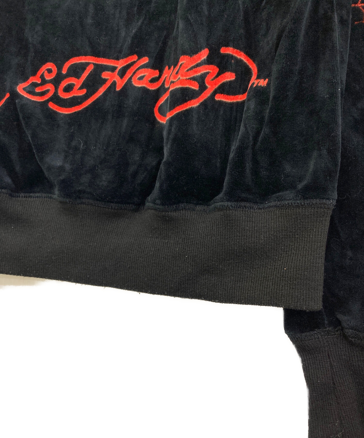 中古・古着通販】DON ED HARDY (ドンエドハーディ) ベロアパーカー 