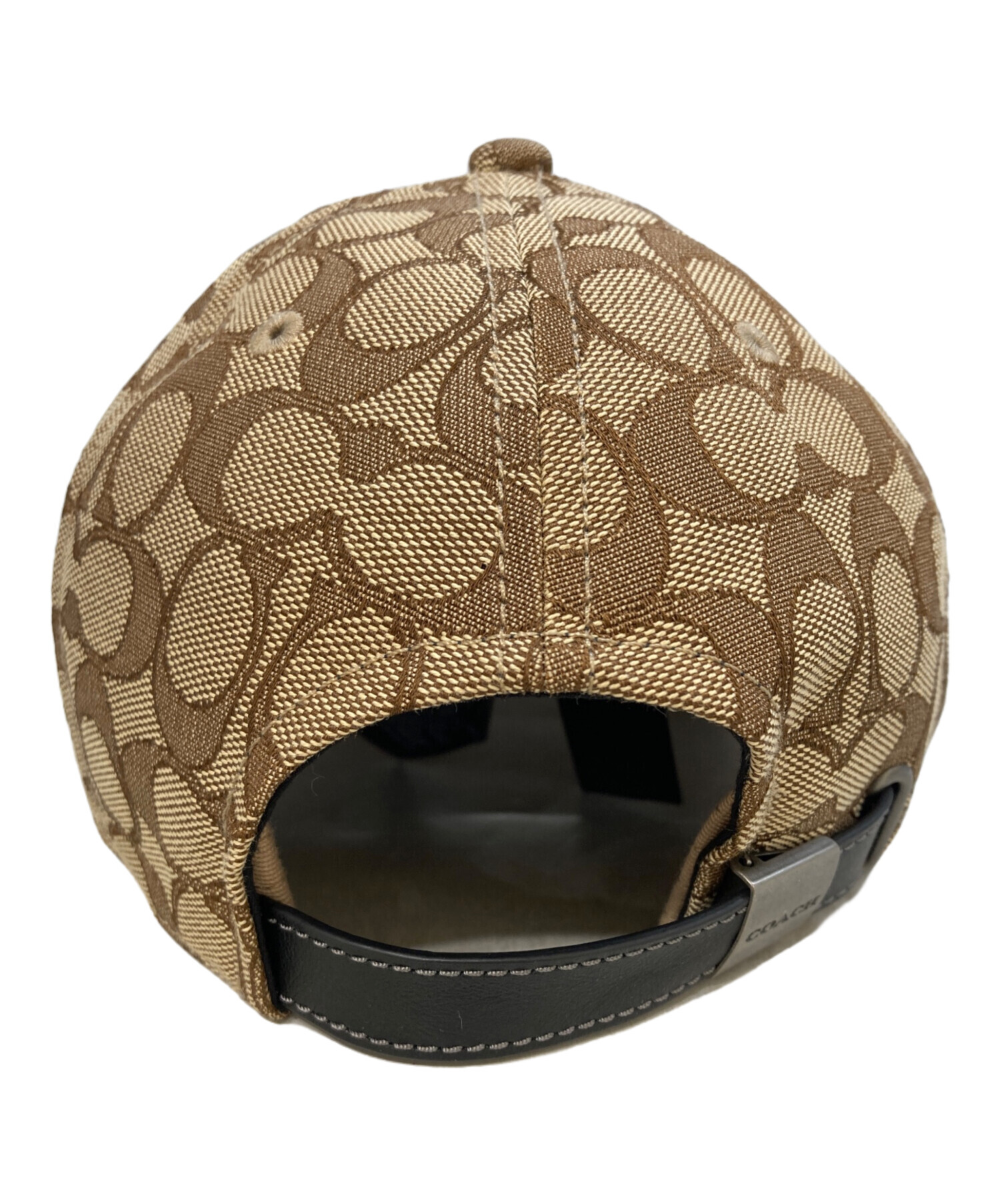 中古・古着通販】COACH (コーチ) キャップ ベージュ サイズ:52-62cm 中古・古着通販】COACH (コーチ) キャップ ベージュ サイズ:52-62cm