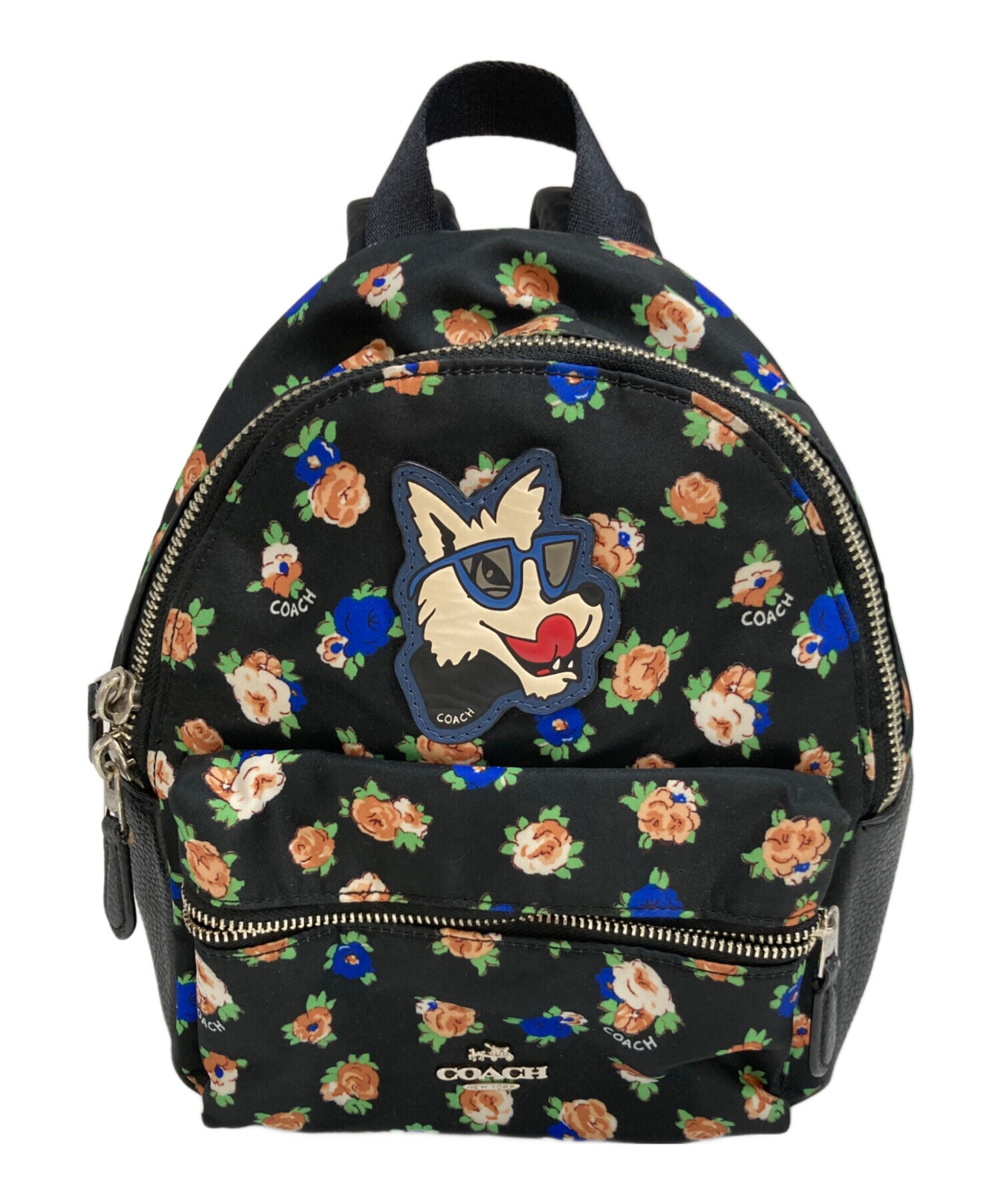 中古・古着通販】COACH (コーチ) フラワー ドッグミニリュック