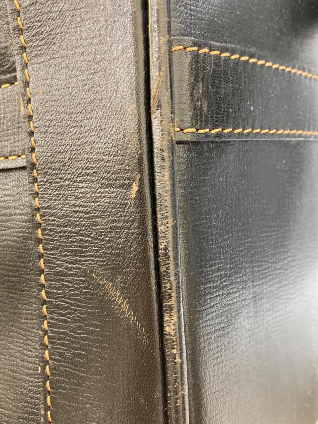 中古・古着通販】dunhill (ダンヒル) レザーボストンバッグ ブラック