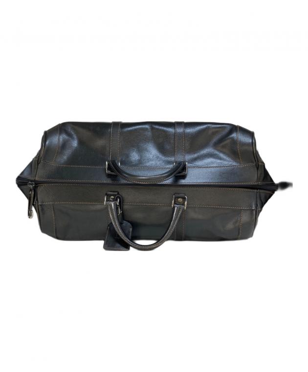中古・古着通販】dunhill (ダンヒル) レザーボストンバッグ ブラック