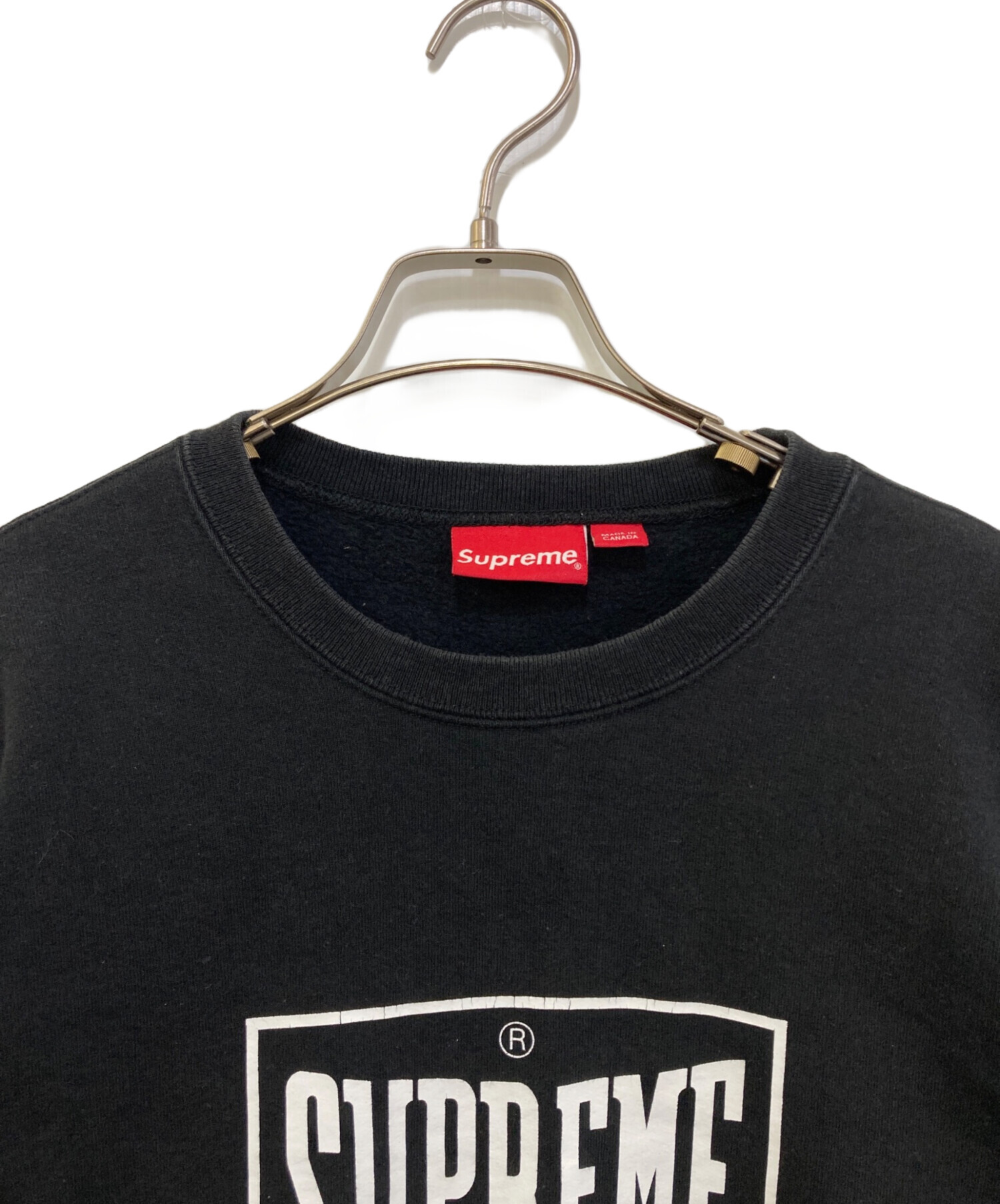 中古・古着通販】SUPREME (シュプリーム) Warm Up Crewneck ブラック