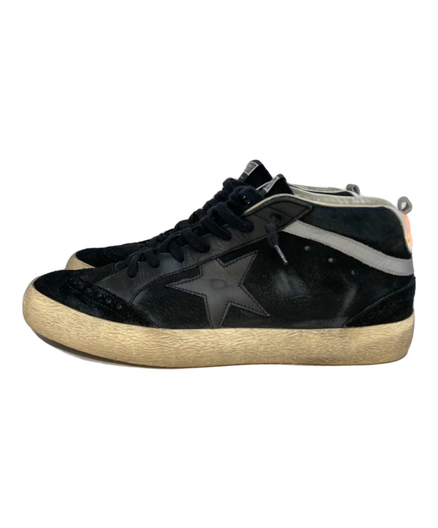 中古・古着通販】GOLDEN GOOSE (ゴールデングース) mid star ブラック