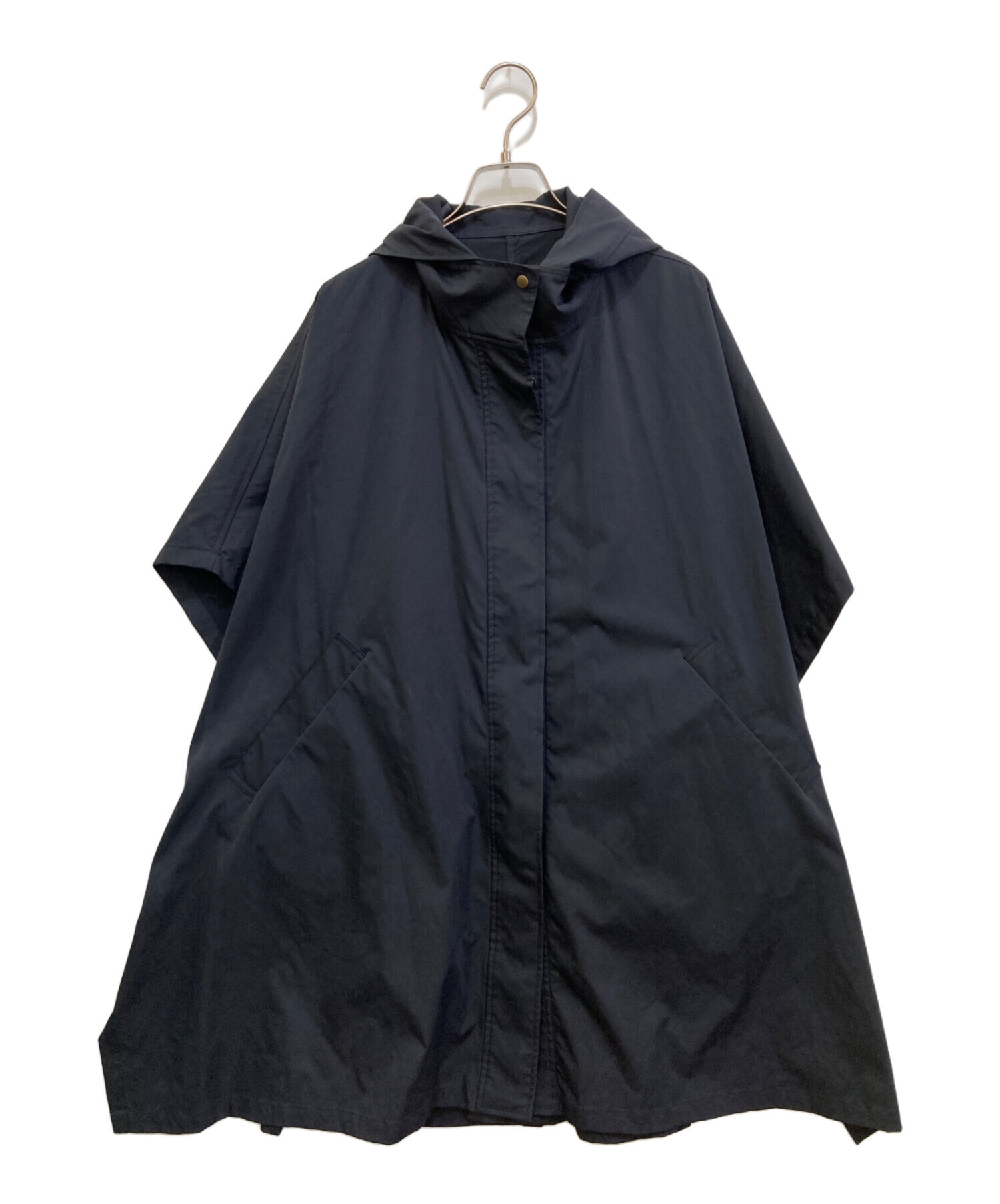 フレンチ 和 モード 古着 コサージュ付 3D アコーディオンプリーツケープ 中古・古着通販】SOEJU (ソージュ) リモンタケープコート/ポンチョ