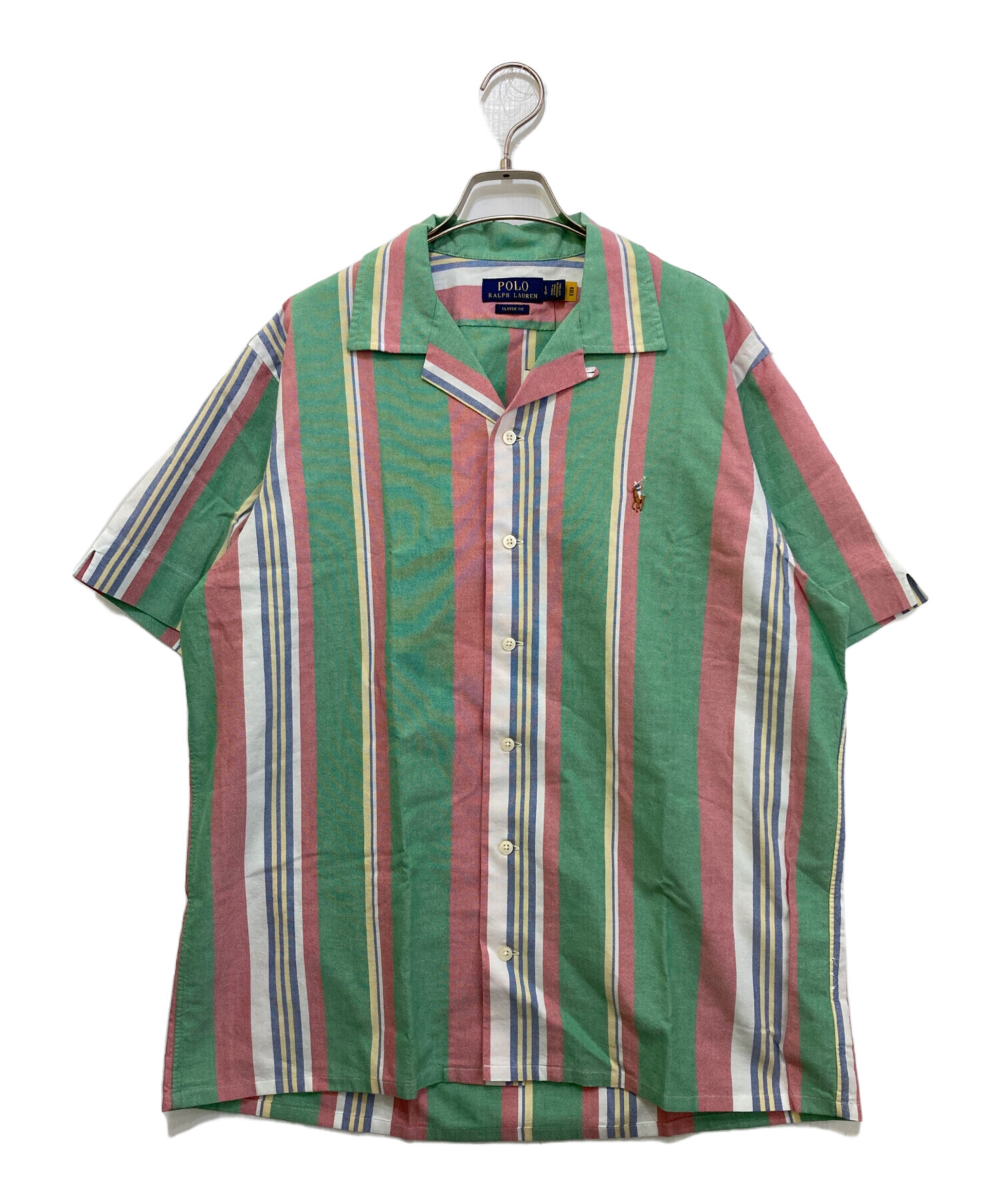 Polo by Ralph Lauren ブラックグリーンストライプ ポロシャツ Polo Ralph Lauren グリーンストライプポロシャツ L - メルカリ