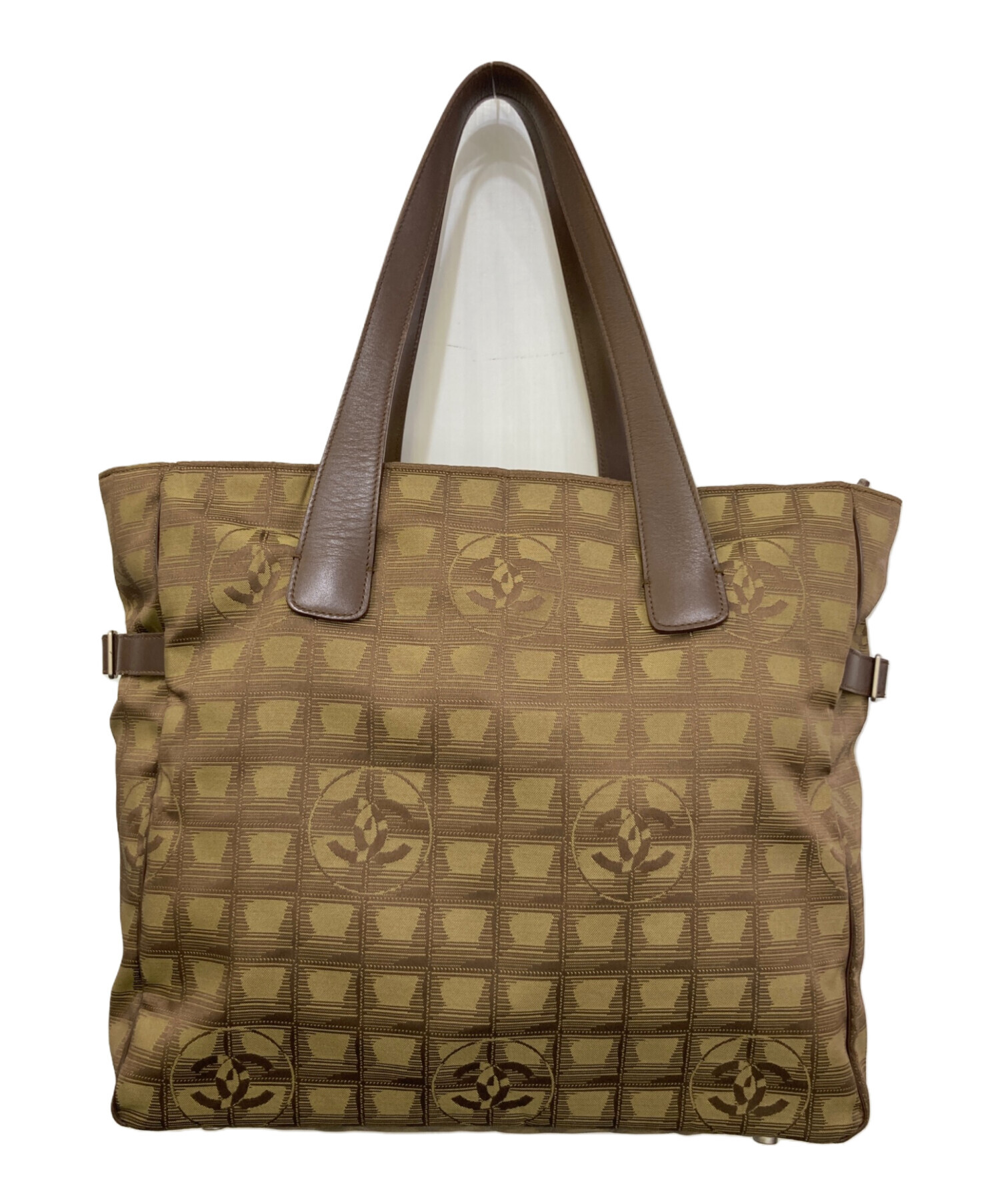 中古・古着通販】CHANEL (シャネル) トラベルライントートバッグ 