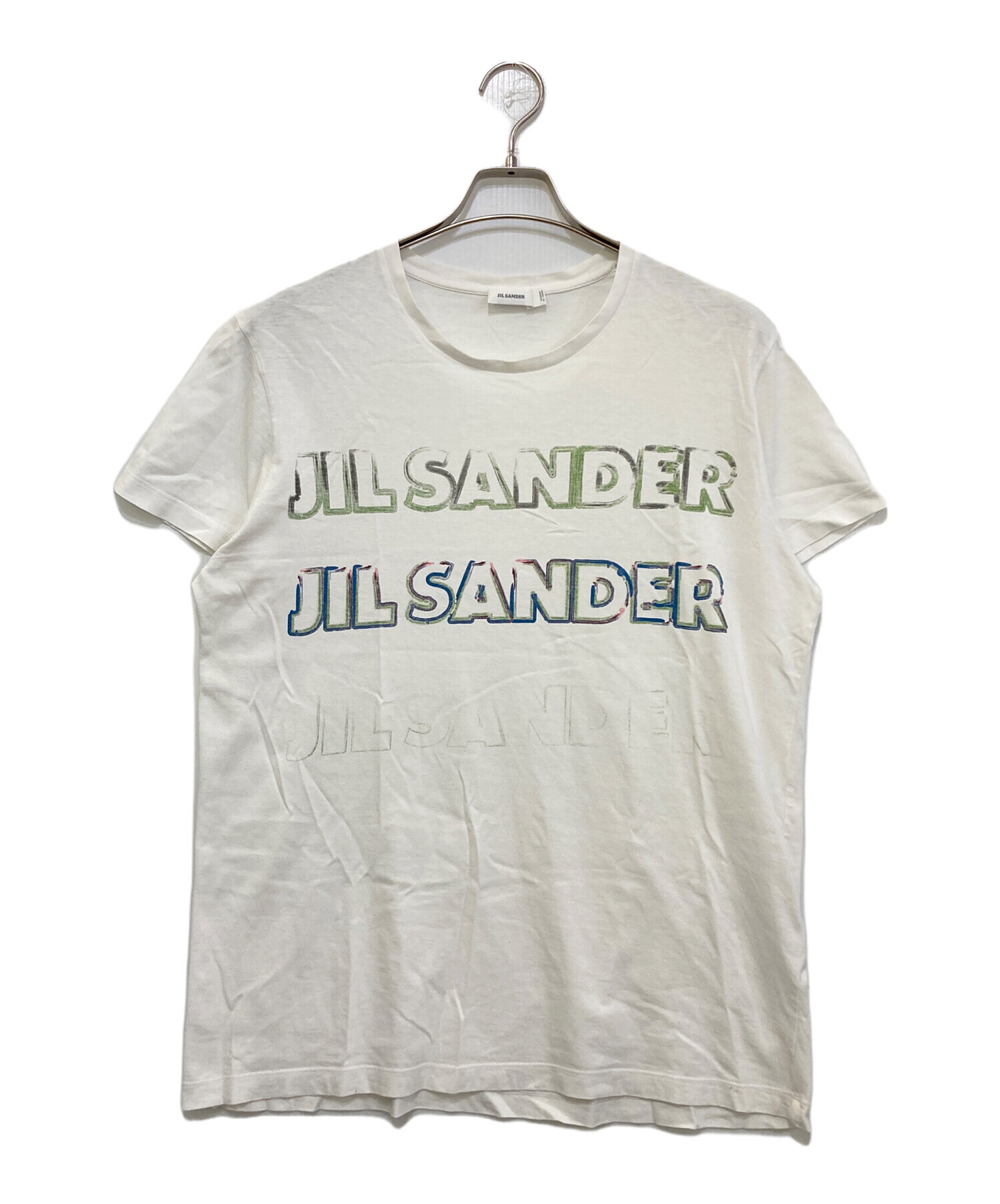 JIL SANDER Tシャツ ブルーロゴ ジルサンダー 販売価格約50000円 JIL SANDER ジルサンダー ロゴT 【公式通販】