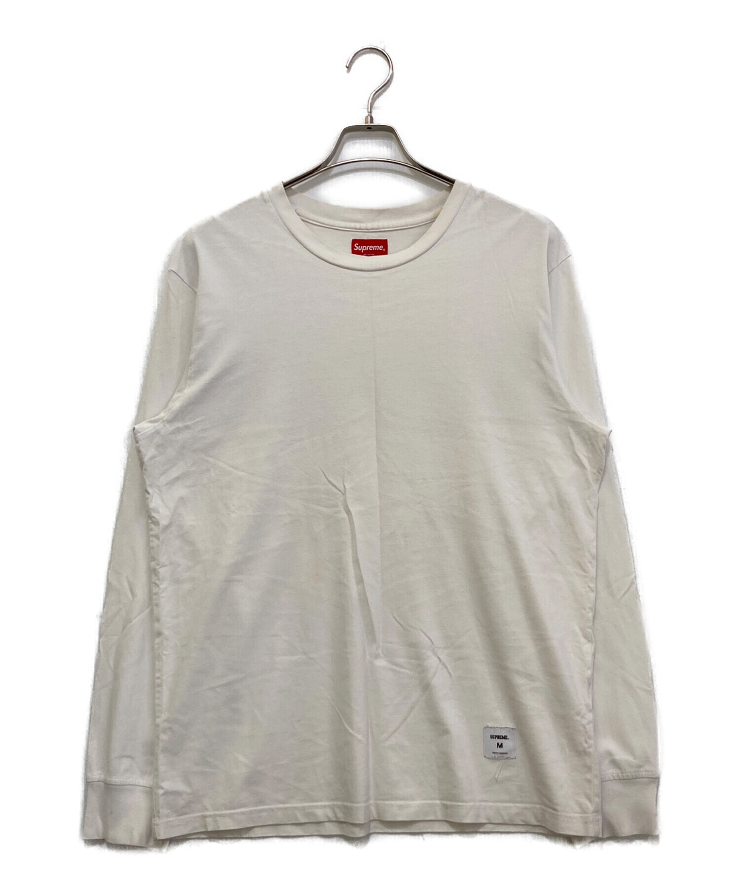 中古・古着通販】SUPREME (シュプリーム) TRADEMARK L/S TOP ホワイト 