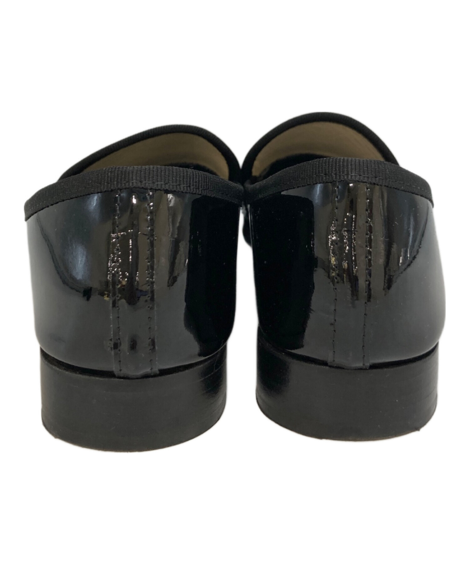 レペット　黒　エナメル37.5サイズ 中古・古着通販】repetto (レペット) エナメルオペラローファー