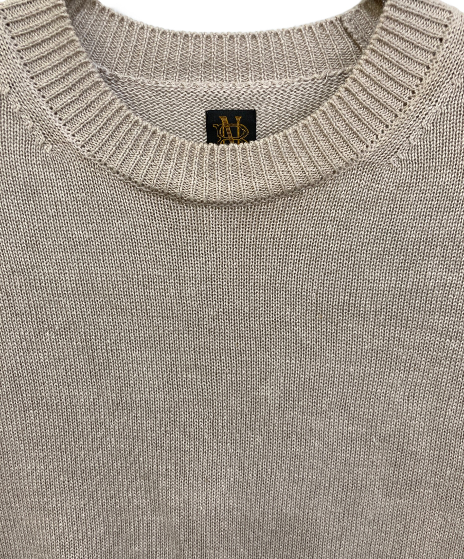中古・古着通販】BATONER (バトナ―) WASHED HIGH COUNT LINEN CREWNECK
